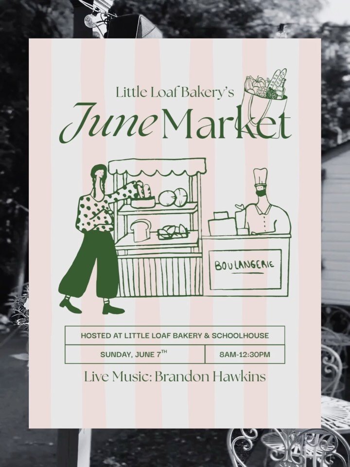 We&rsquo;re gearing up for another market here at the shop! ☀️

We&rsquo;ve got some new vendors joining us for this market and we are SO STOKED! Come hang with us Sunday, June 7th from 8am-12:30pm. We&rsquo;ll have live music from @hawkstagram from 