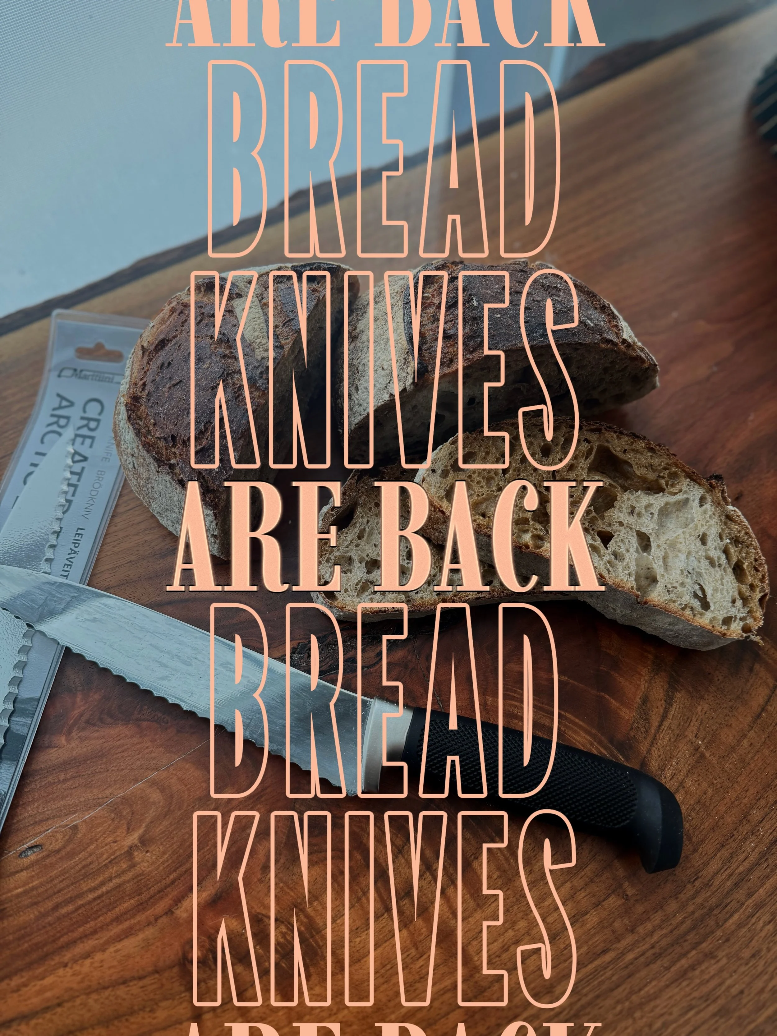 Our very awesome, imported from Finland, bread knives are officially back in stock at the shop! 🔪

Those loaves you bought to make the perfect beach day sandwiches aren&rsquo;t going to cut themselves 😉 

So, stop in this weekend to get yourself on