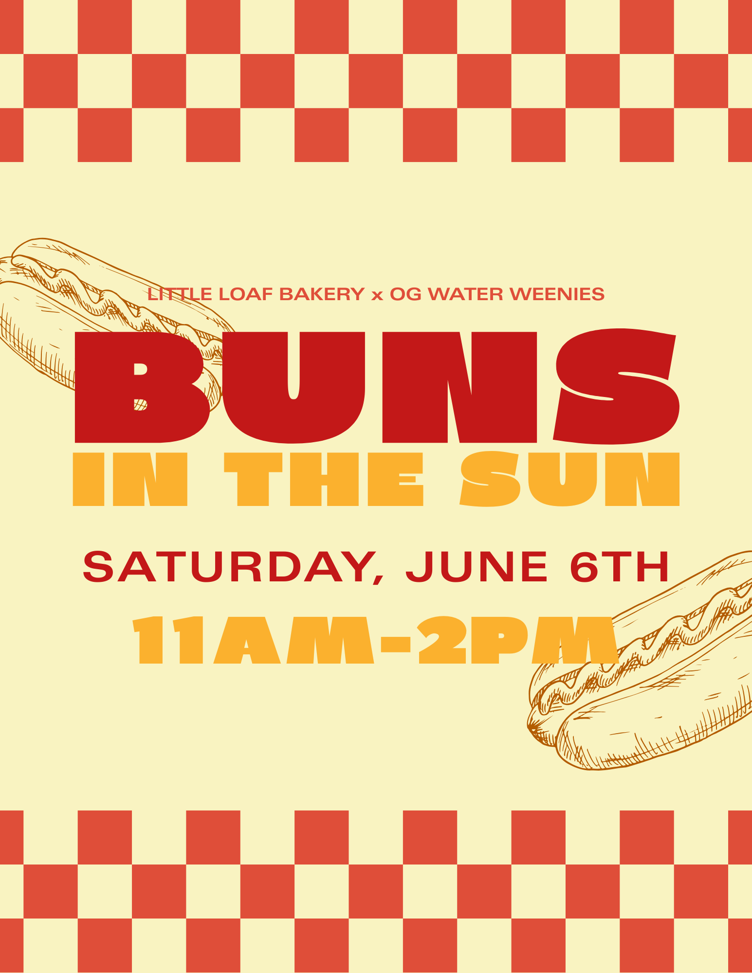 Buns in the sun
