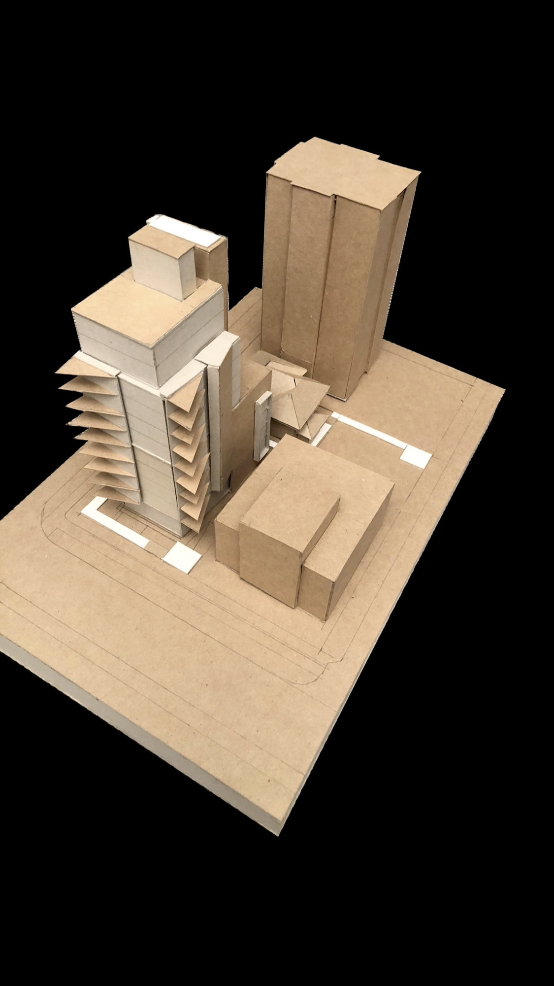 Blair House: Design Concept: Gregory Borowski at Merrick Architecture. Model + Photo: Gregory Borowski 2020