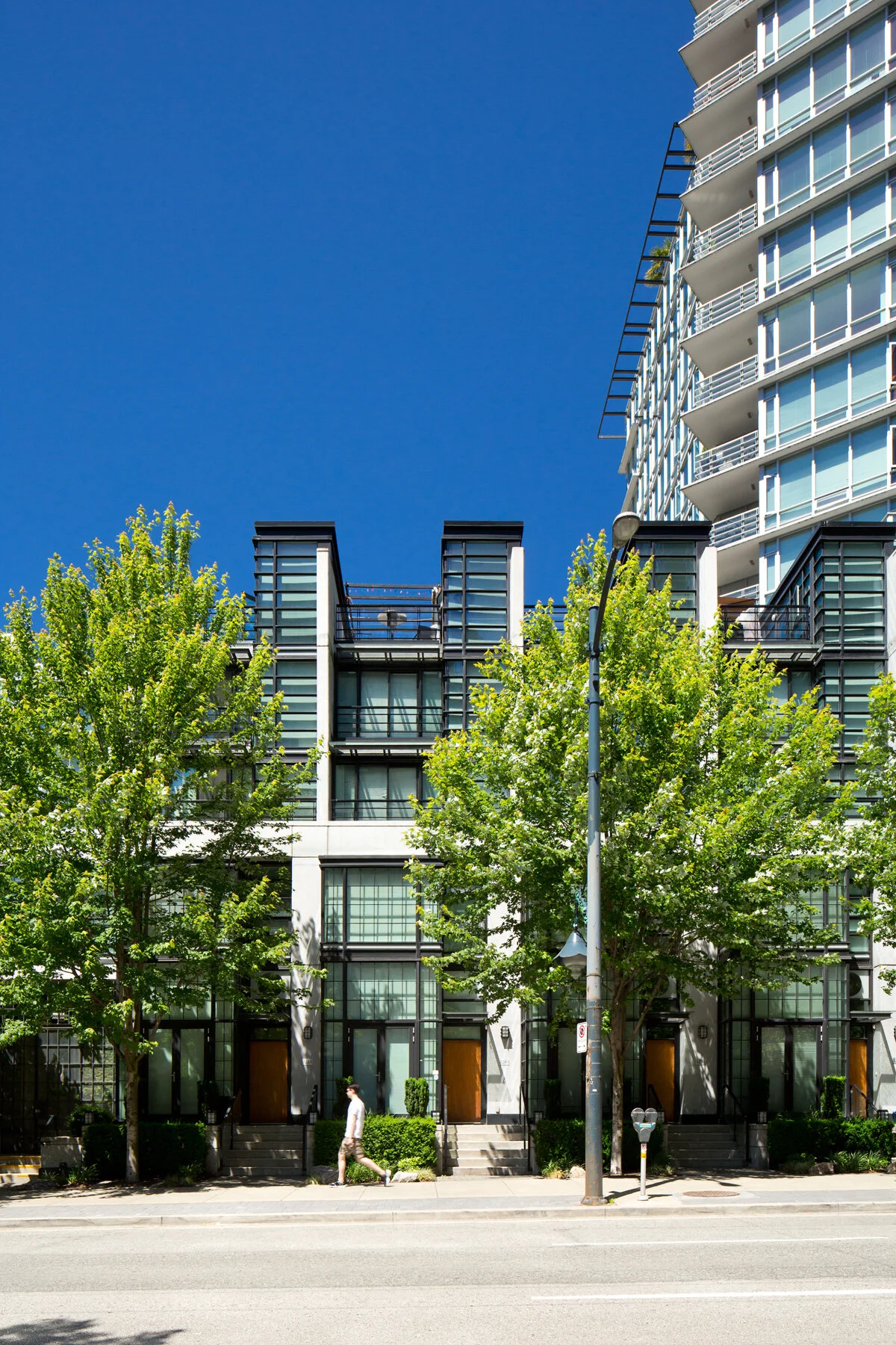 Elan: View to Townhouses. Design Concept: Gregory Borowski at Merrick Architecture for Cressey. Photo: Ema Peter 2012
