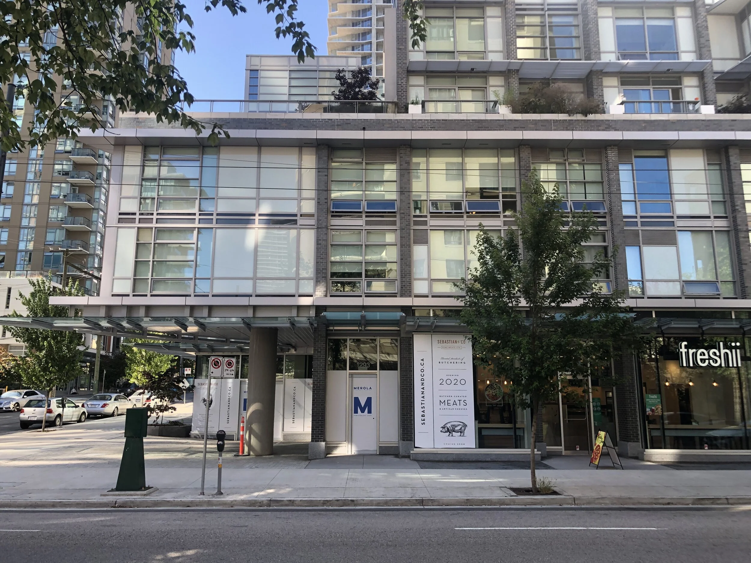 Tate Downtown: View West to Corner Plaza. Design Concept: Gregory Borowski at Merrick Architecture for Bonds Group. Photo: Gregory Borowski 2020