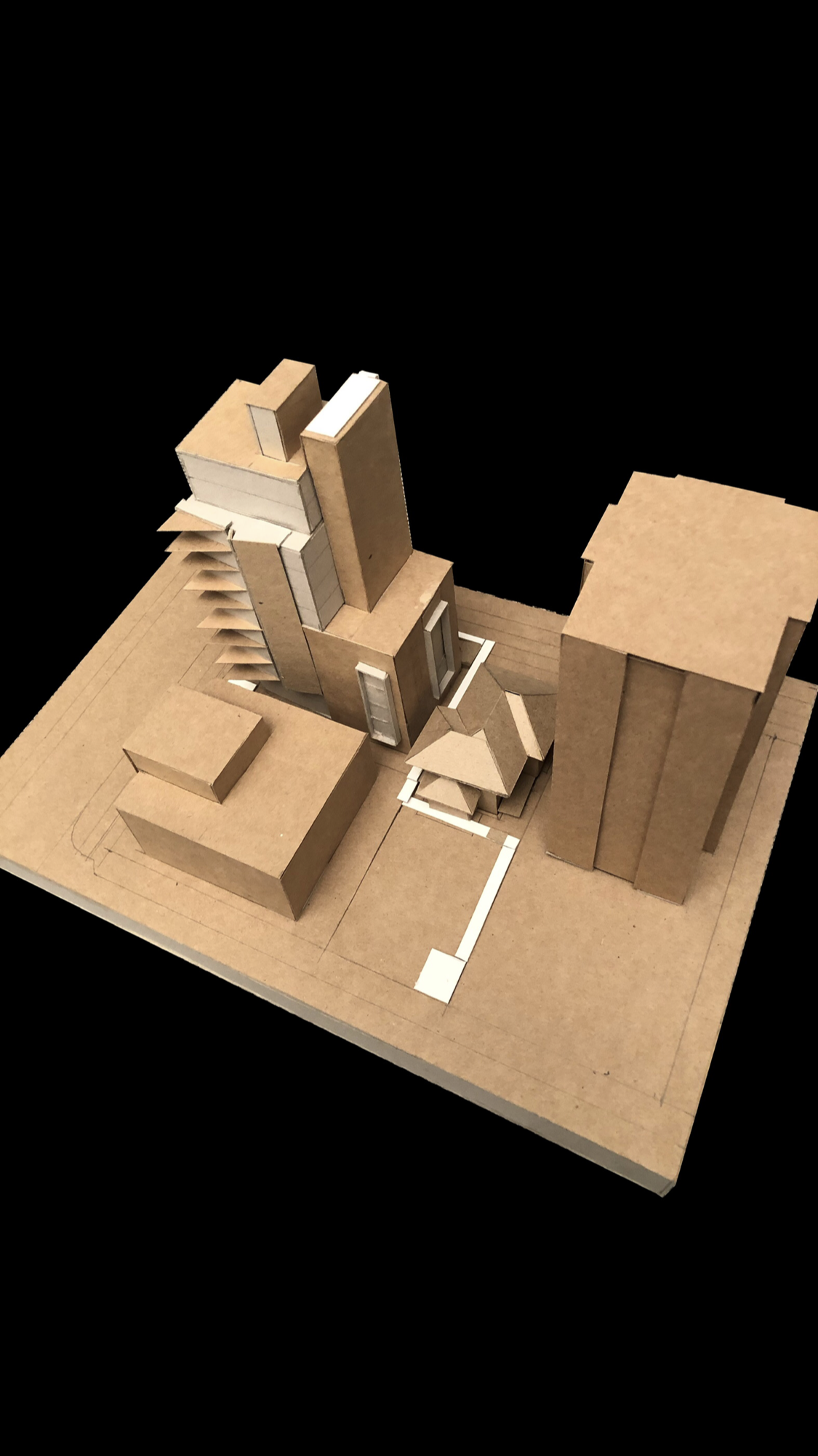 Blair House: Design Concept: Gregory Borowski at Merrick Architecture. Model + Photo: Gregory Borowski 2020