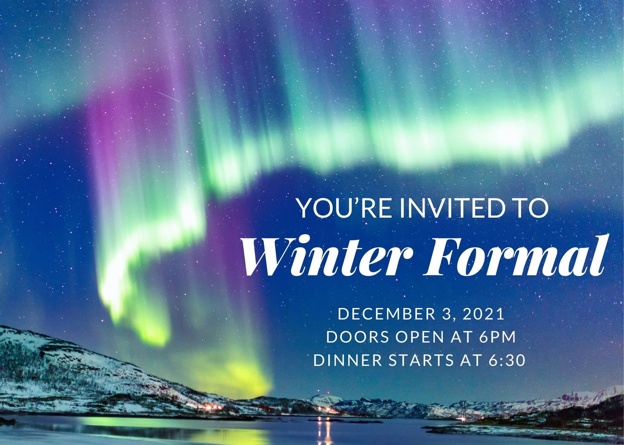 Winter Formal — CIU LIFE