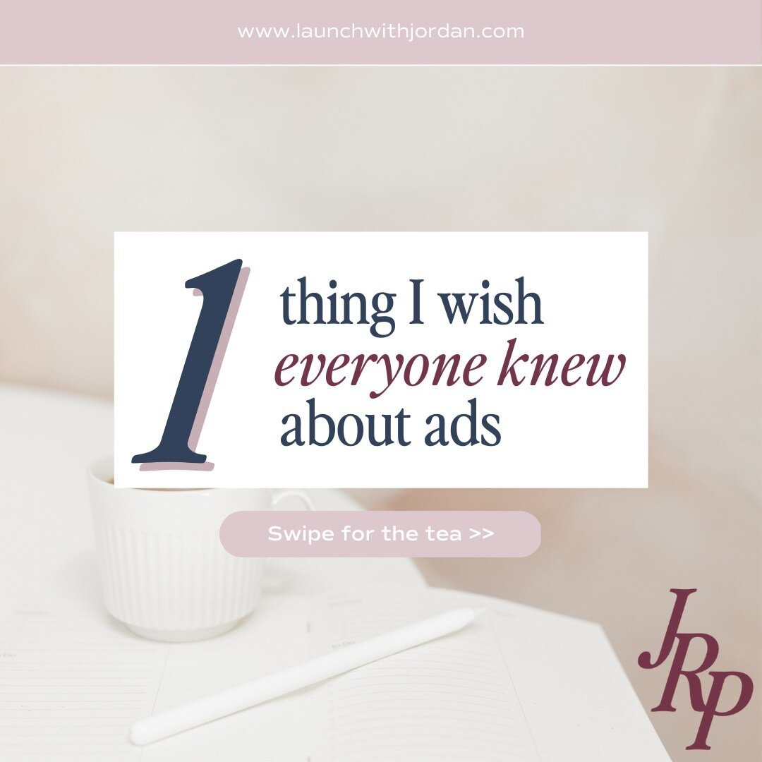 Most people don&rsquo;t know this&hellip; 

You thought I was going to spill the tea in the caption, didn&rsquo;t you?! What fun would that be? 😜

👉🏼 Do me a favor and swipe to see what I wish more people knew about digital ads...

🤯 And then, on