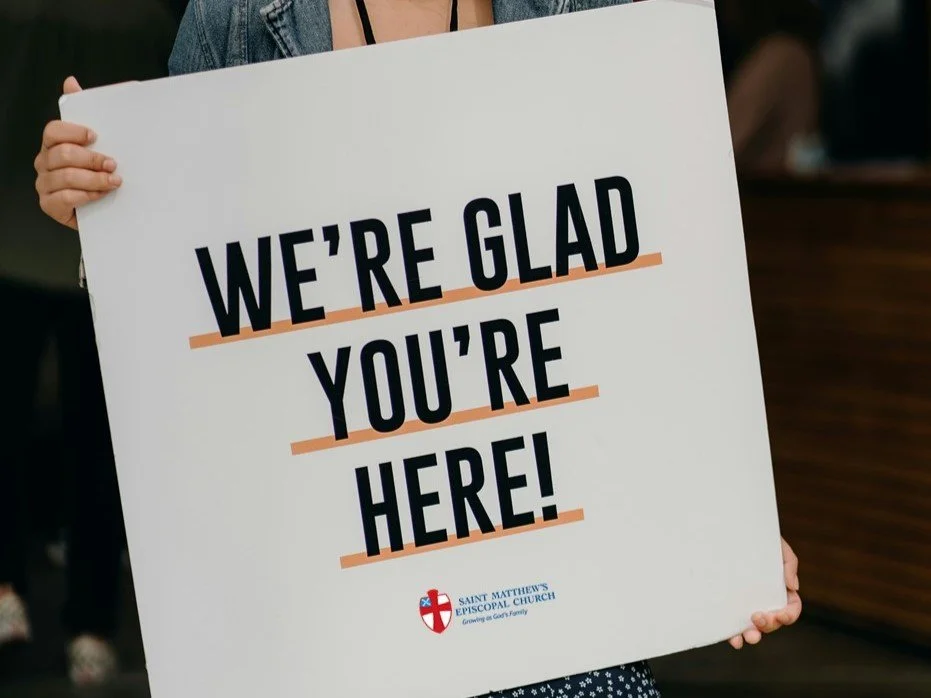 ☕✨ Feeling New? Come Say Hello! ✨☕ Whether you're brand-new or just starting to feel at home at Saint Matthew&rsquo;s, Newcomer Coffee is for you! Join us Sunday, July 27 at 10:15 AM in The Living Room (C3) for a relaxed time to connect, chat, and en