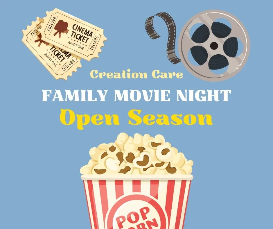 🎥 Family Fun Alert: Watch Open Season with Us! 🌲
What happens when a spoiled garage-dwelling bear and a chatty deer get lost in the wild just before hunting season? 🐾 Find out at Creation Care&rsquo;s Family Movie Night!

🗓️ Saturday, August 2 at