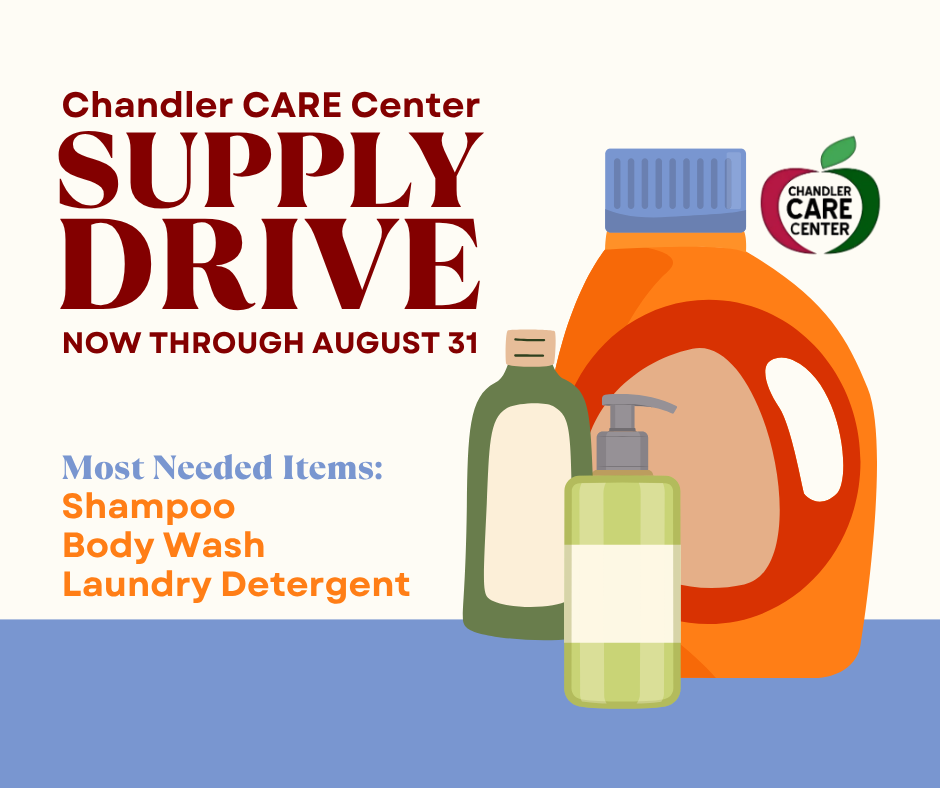 Help Families in Need – Chandler CARE Center Supply Drive!