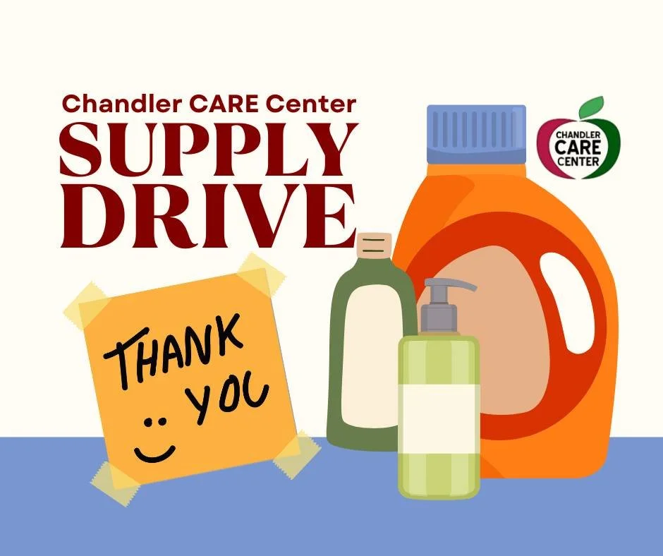 Thank You for Your Generosity! We are so grateful for the incredible response to our hygiene drive for the Chandler CARE Center. The blue bin in the Narthex was overflowing thanks to your kindness and compassion!

Because of you, we collected: 44 bot
