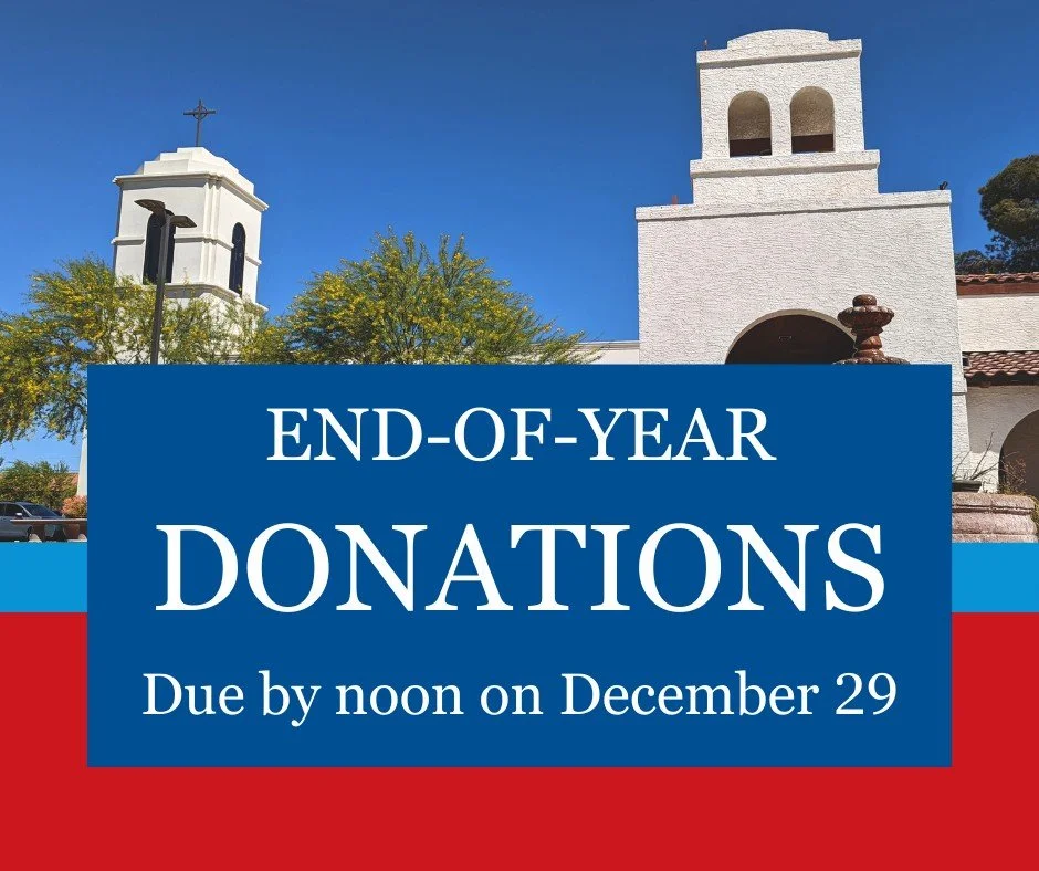 As we approach the end of the year, thank you for considering a gift to support the ministry of Saint Matthew&rsquo;s! To be counted toward your 2025 giving, donations must be received by noon on Monday, December 29.

Because mailed donations are nea