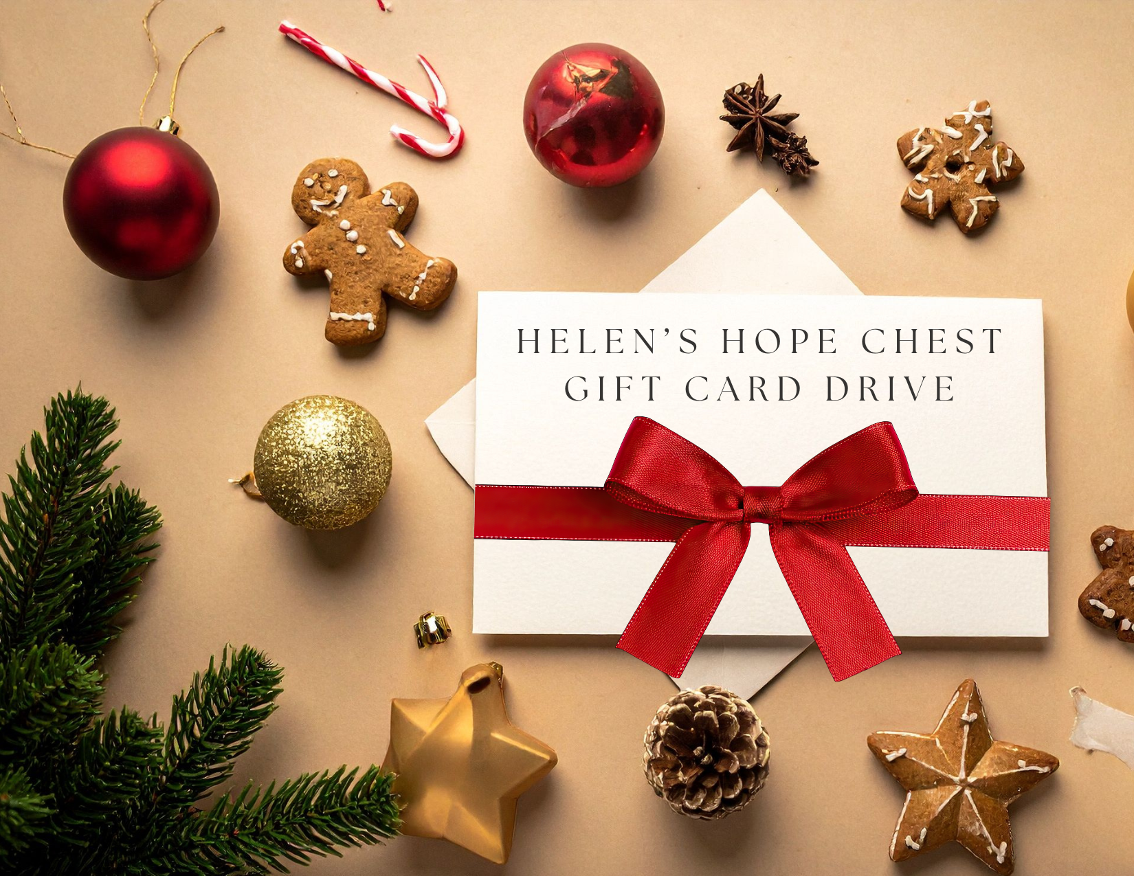 Outreach: Helen’s Hope Chest Gift Card Drive