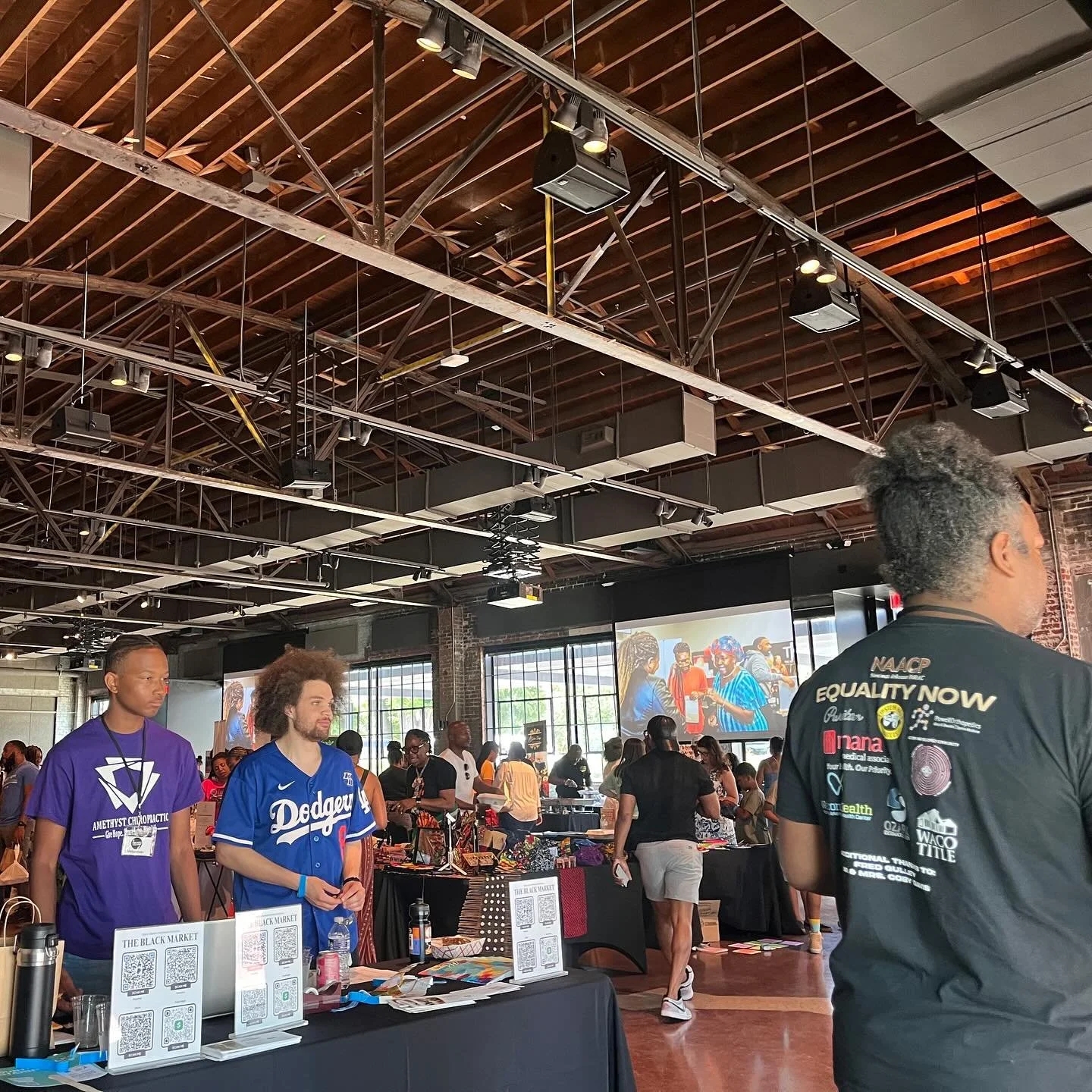 Several of our chapter members stayed busy at yesterday&rsquo;s @blackownednwa&rsquo;s Black Market in Bentonville yesterday, both by volunteering for the event and by gathering information and insights about how we can support Black-owned businesses