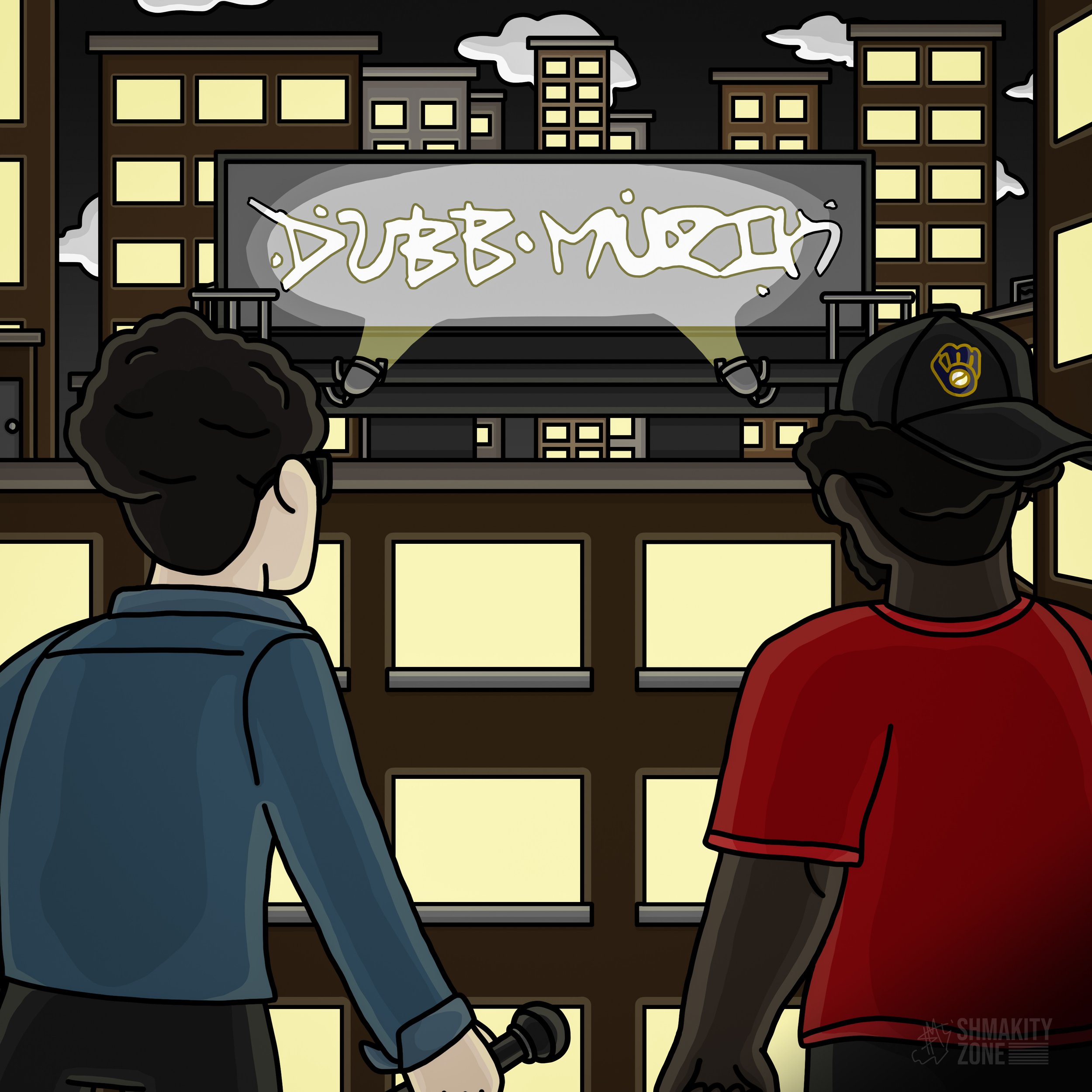 Album artwork for "DUBBMUZIK" by Dubb Saq and Sub Boss Muzik.