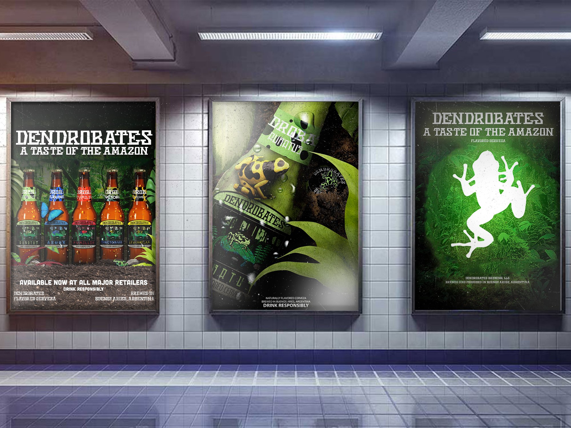 Dendrobates Poster Ad Mockups