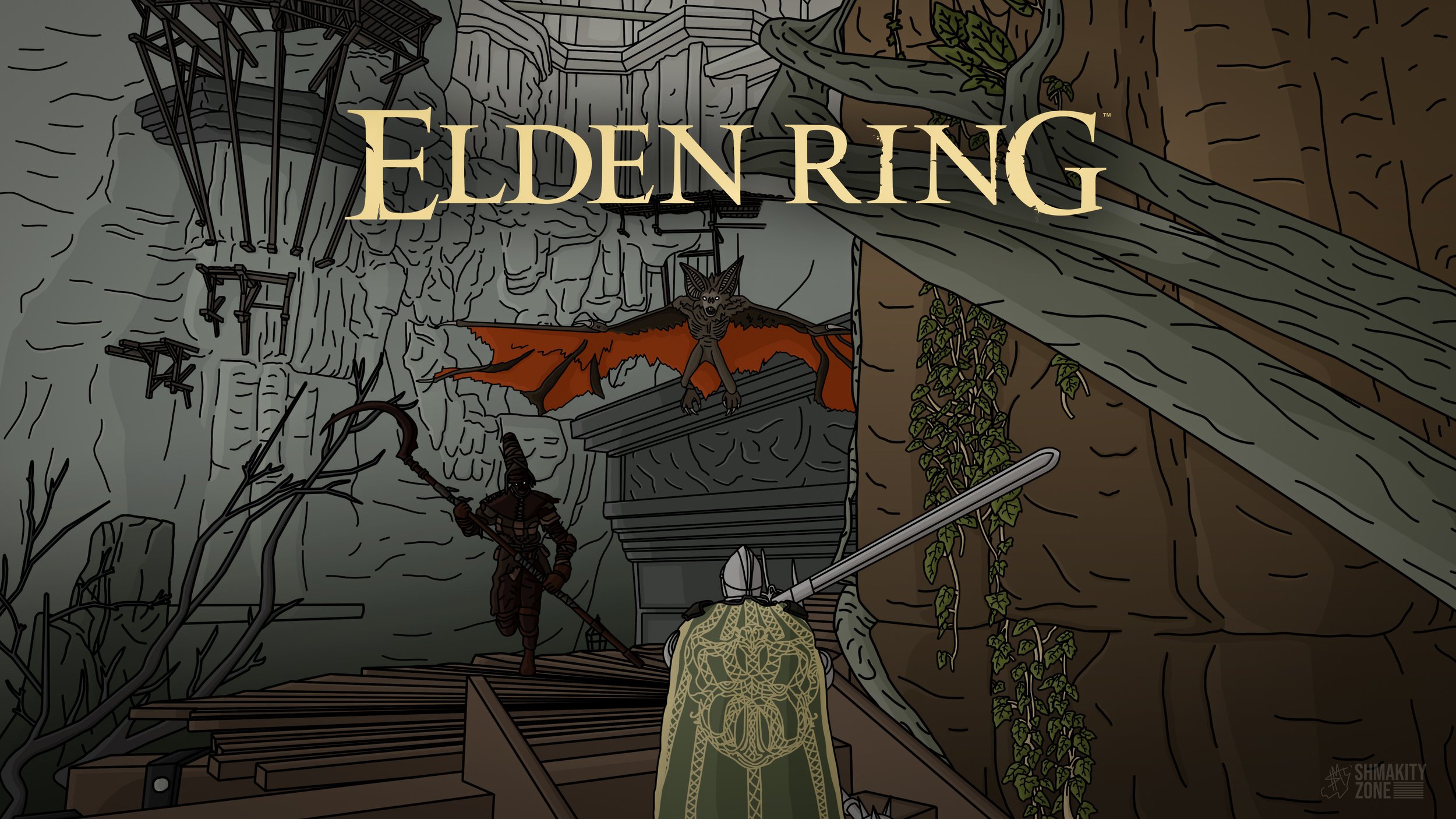 Elden Ring Fan Art - Ruin-Strewn Precipice
