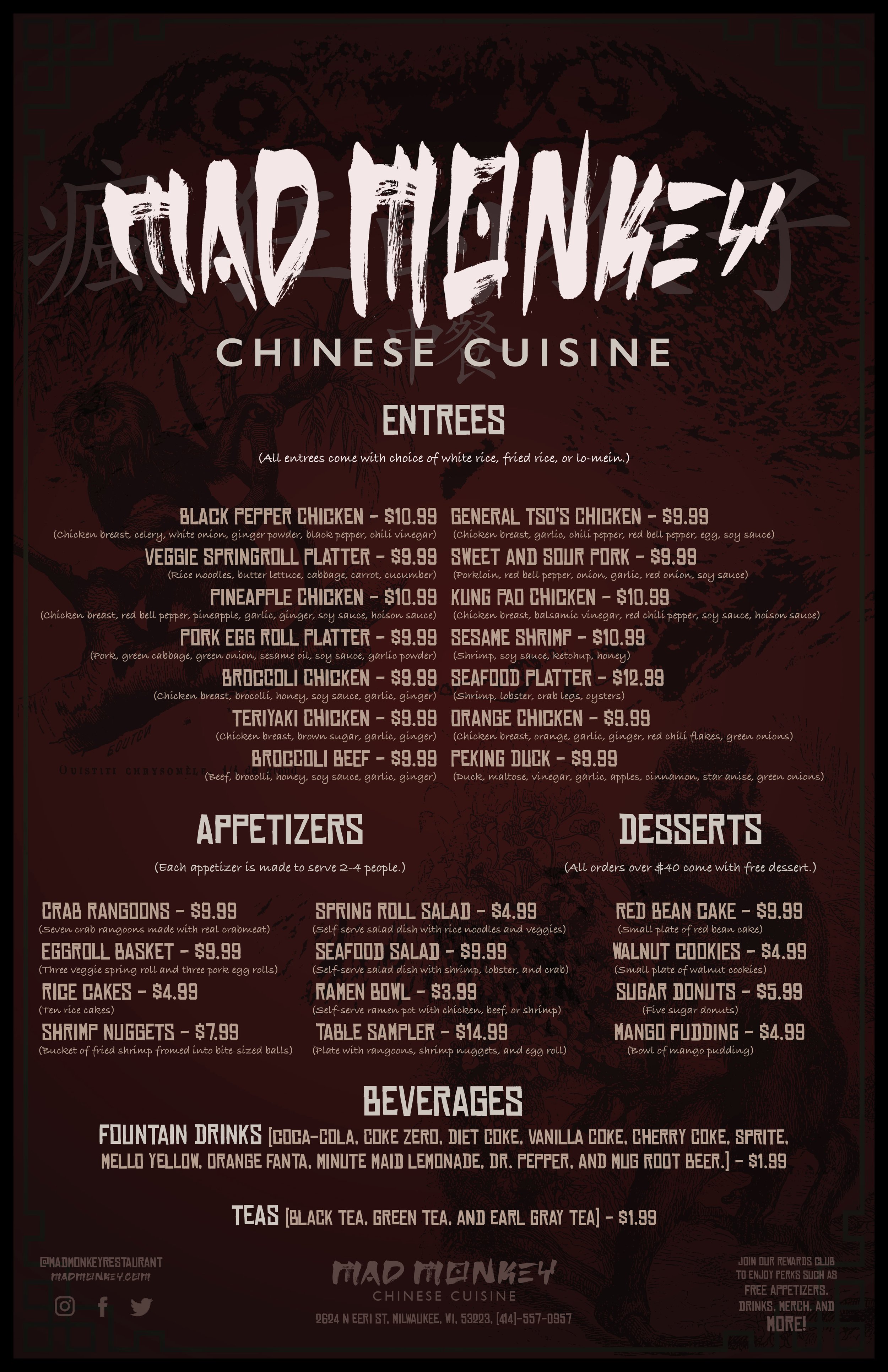 Menu Draft 3
