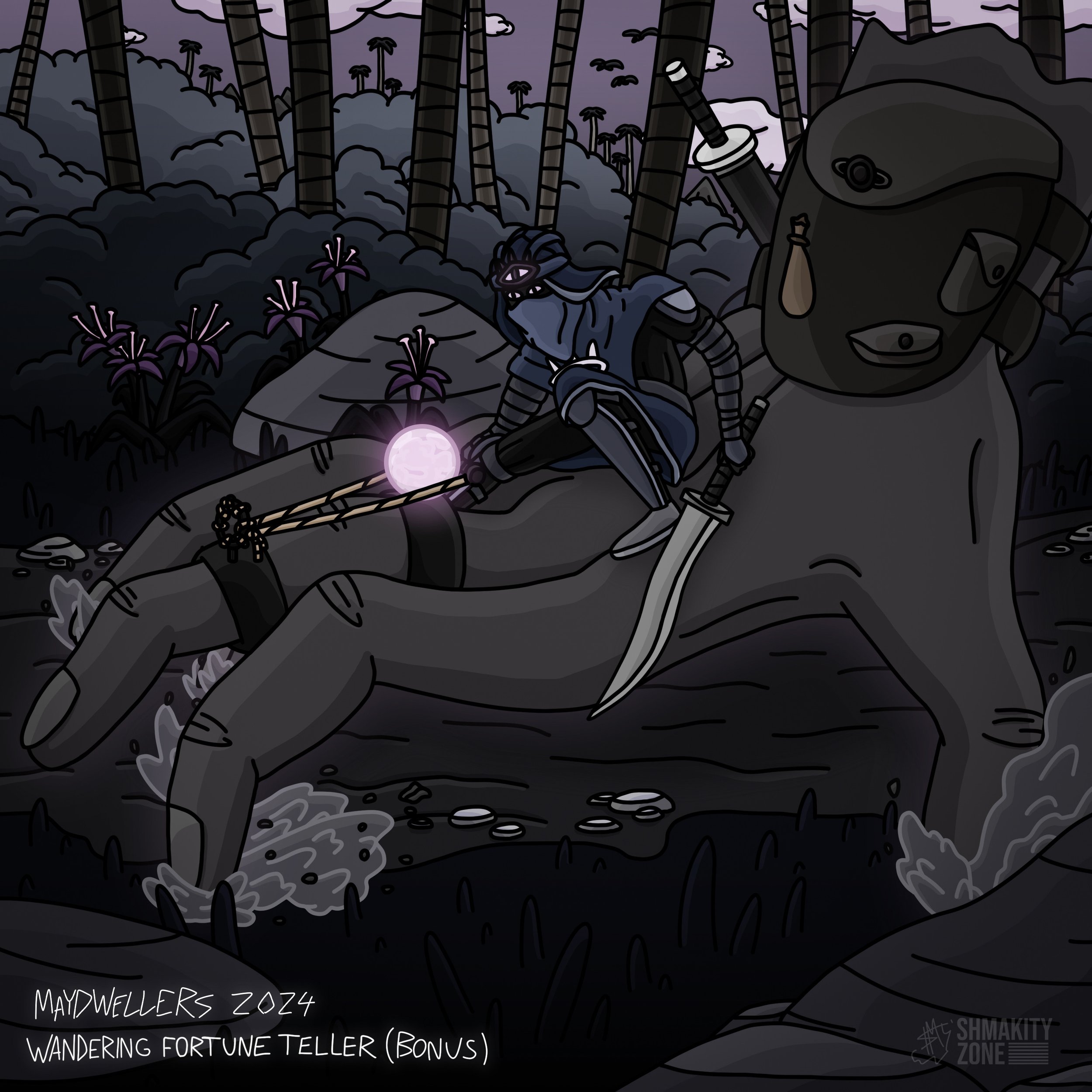 Maydwellers Art Challenge 2024 Bonus Prompt: Wandering Fortune Teller