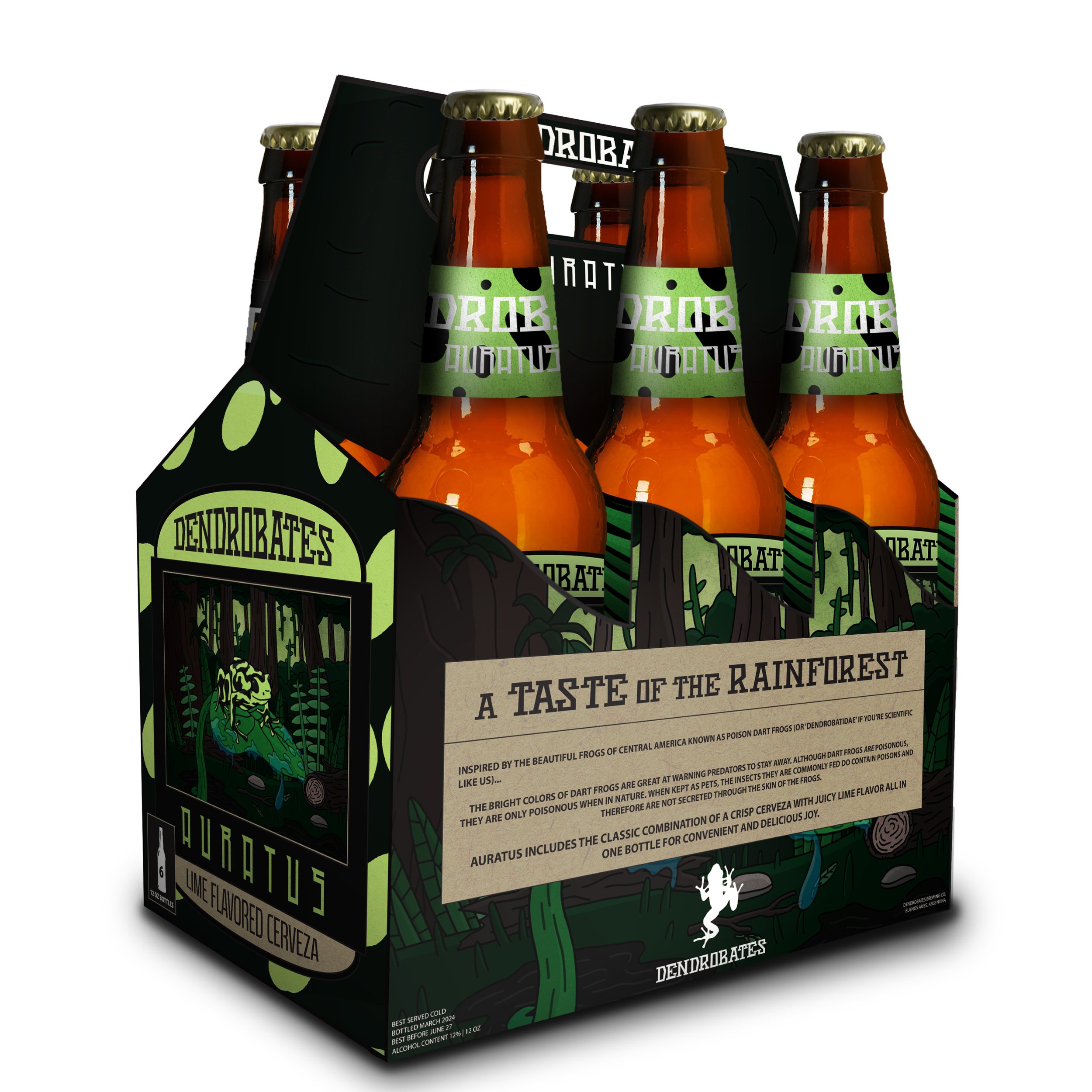 Dendrobates 6-Pack Mockup 3/4 Back View