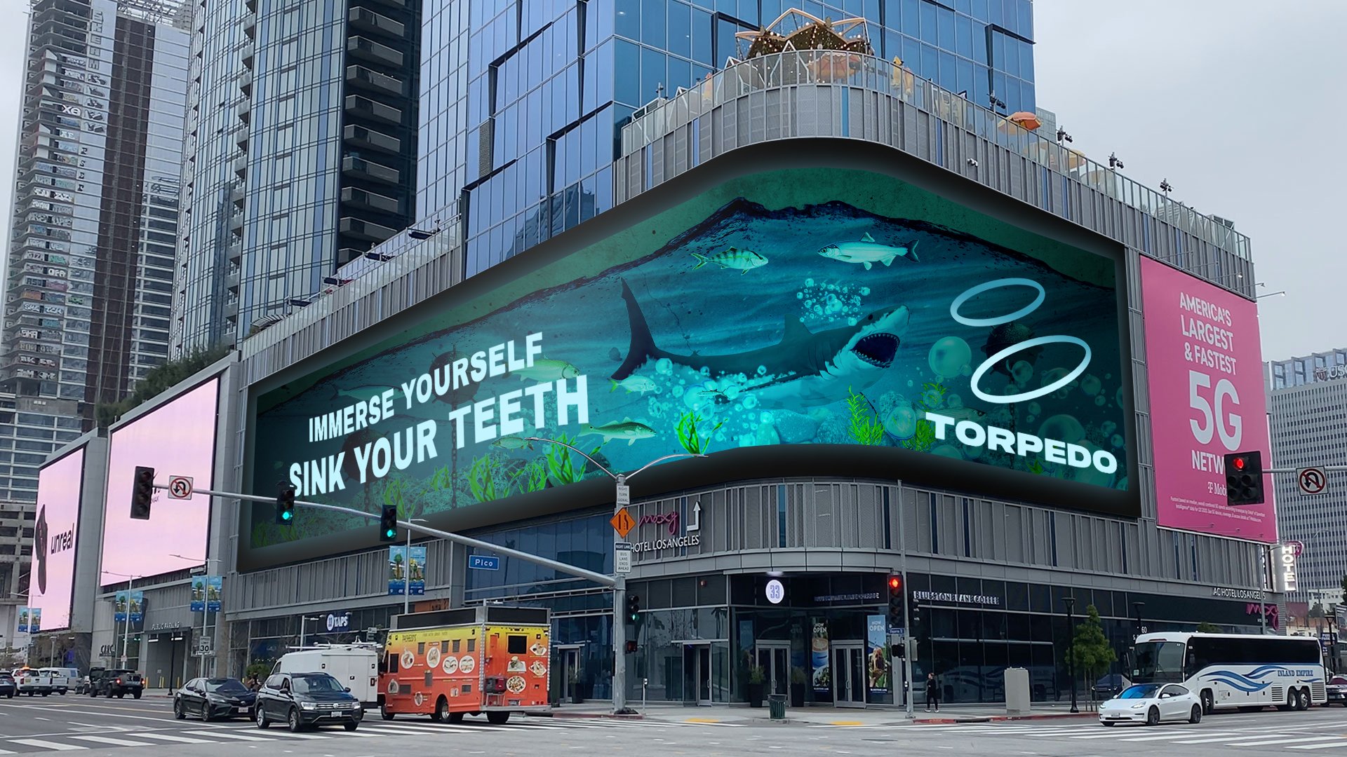 TORPEDO 3D Advertisement Mock Up