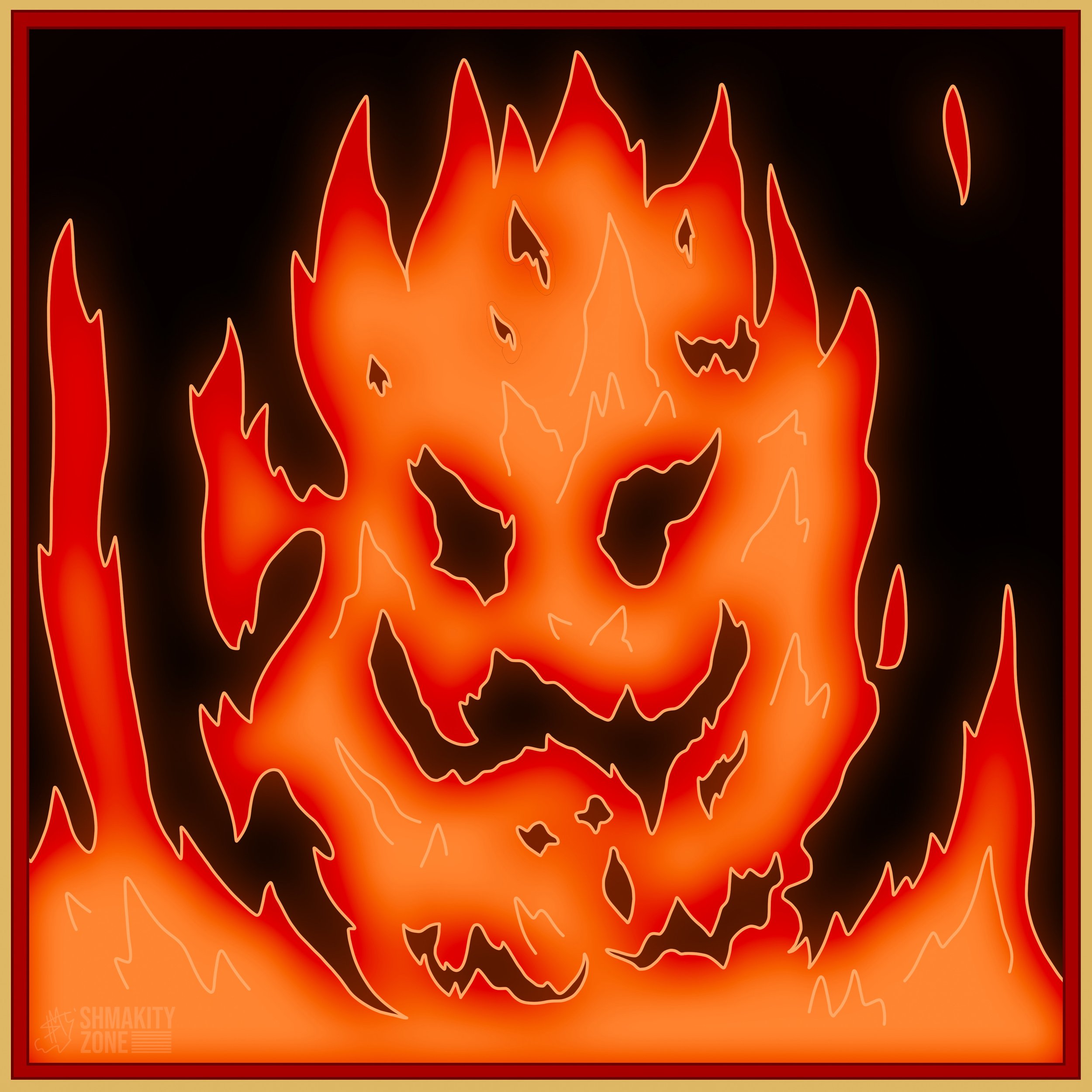 Mario 64 Fan Art - Lethal Lava Land