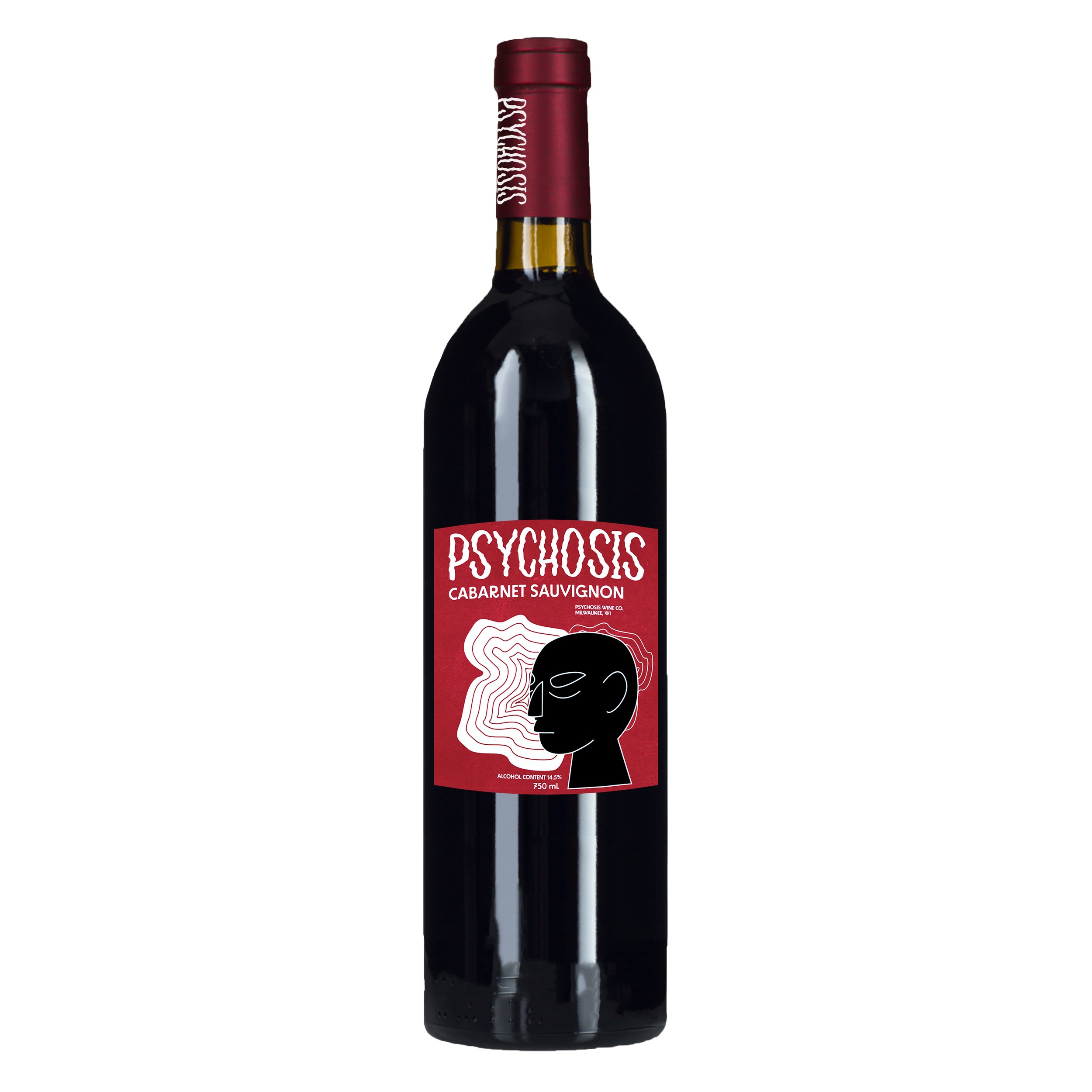 Psychosis Cabarnet Sauvignon Mockup