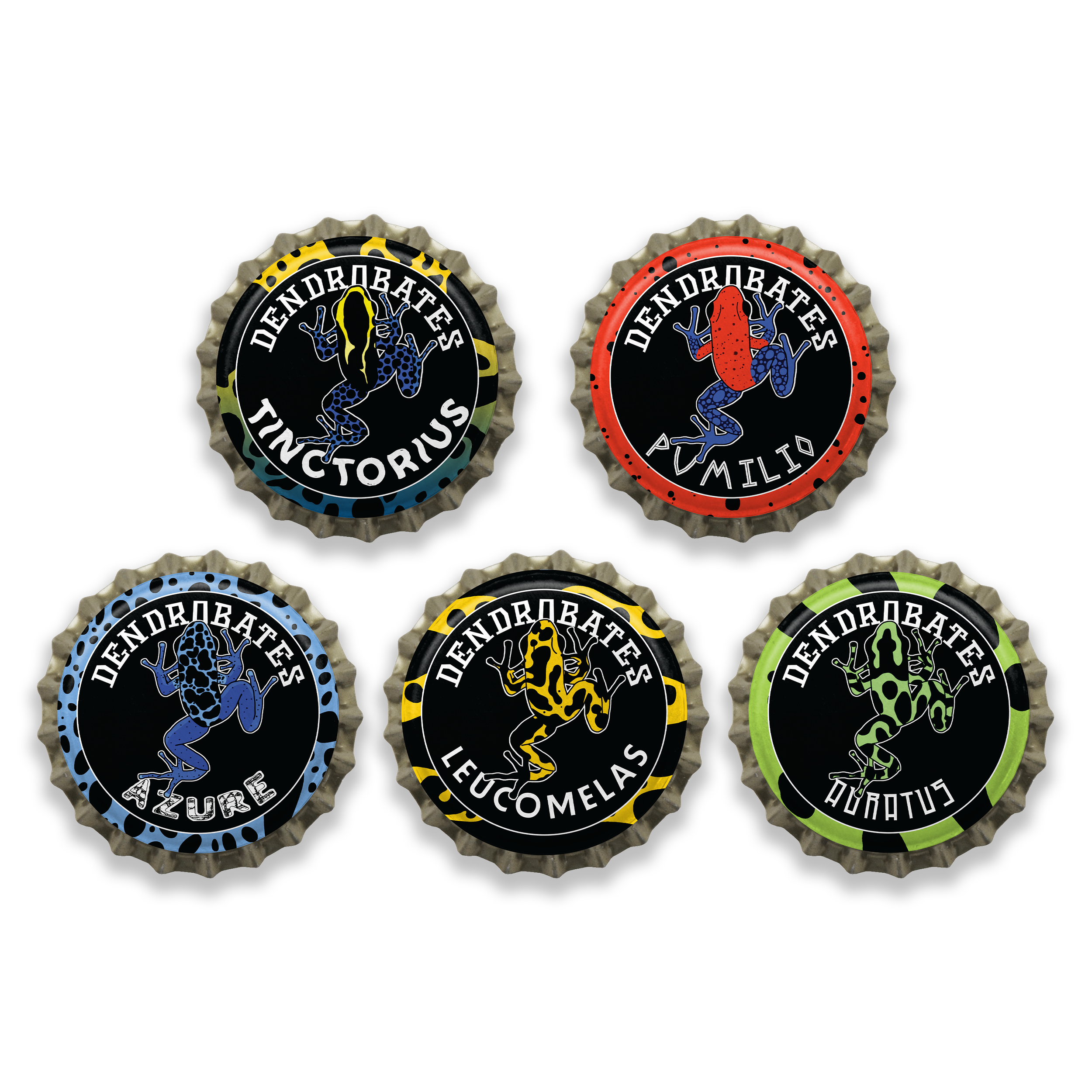 Dendrobates Bottle Cap Mockup