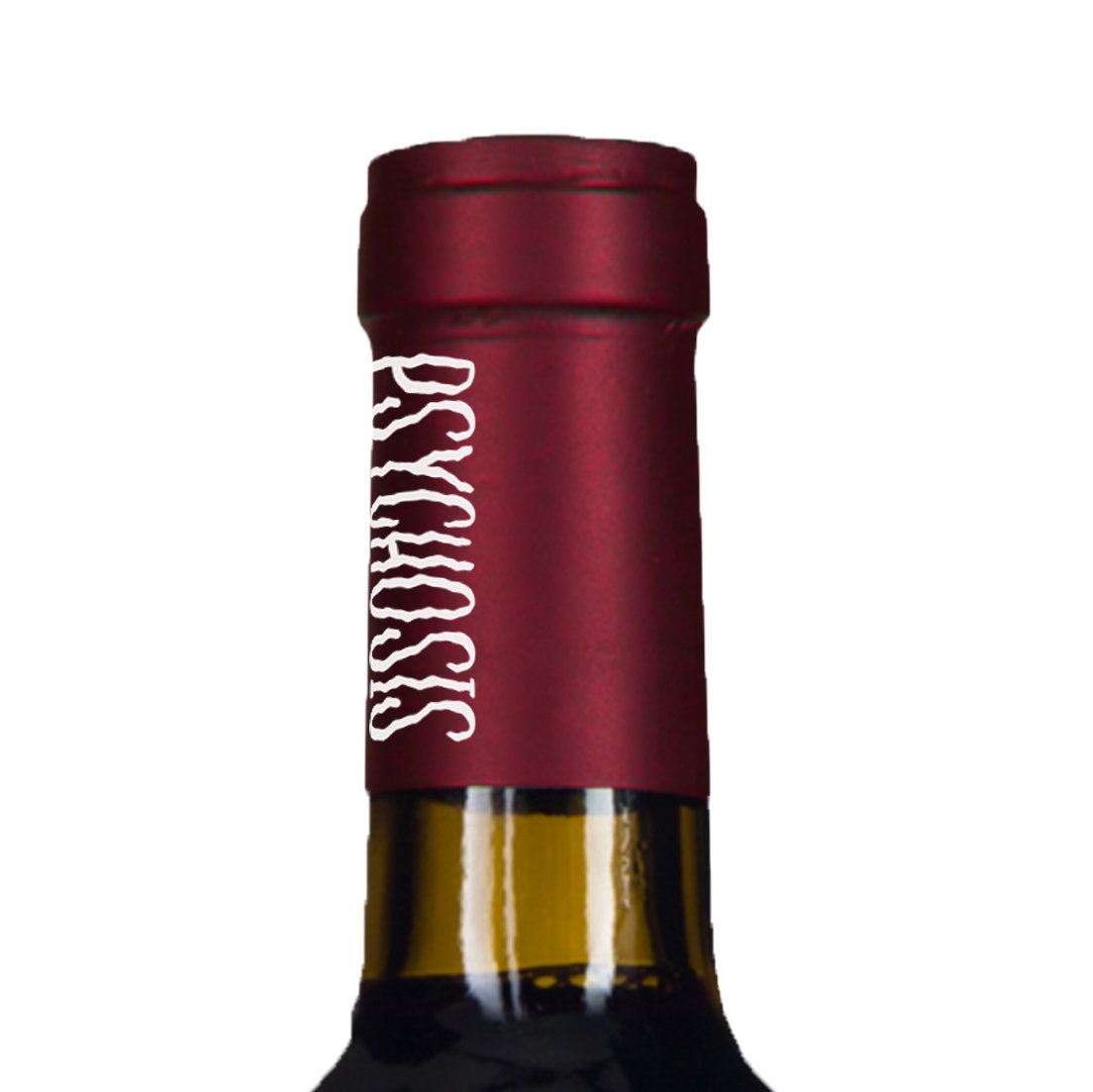 Psychosis Cabarnet Sauvignon Neck Label Mockup