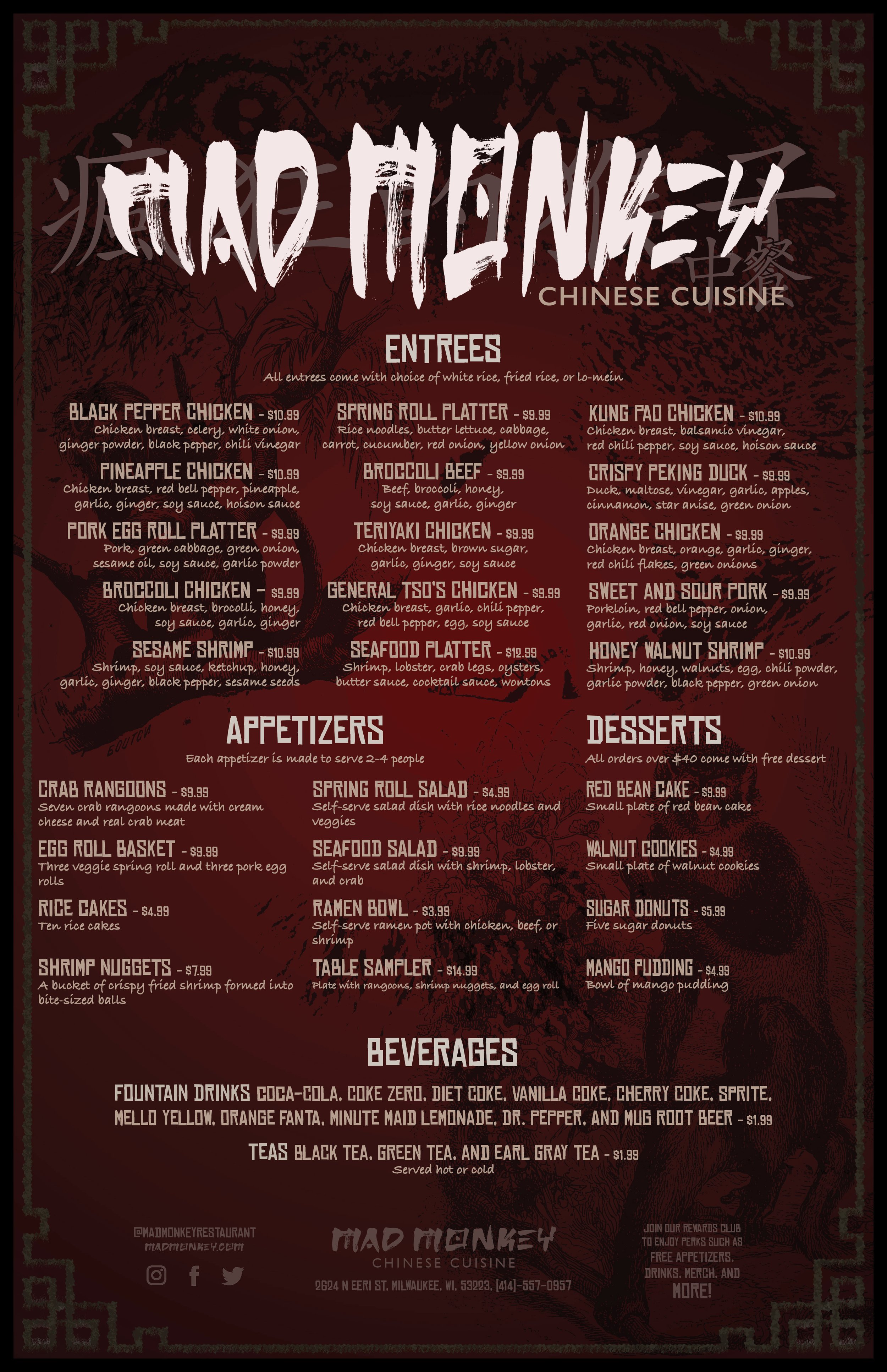 Menu Draft 5