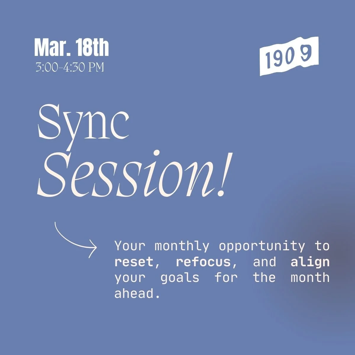 monthly sync session