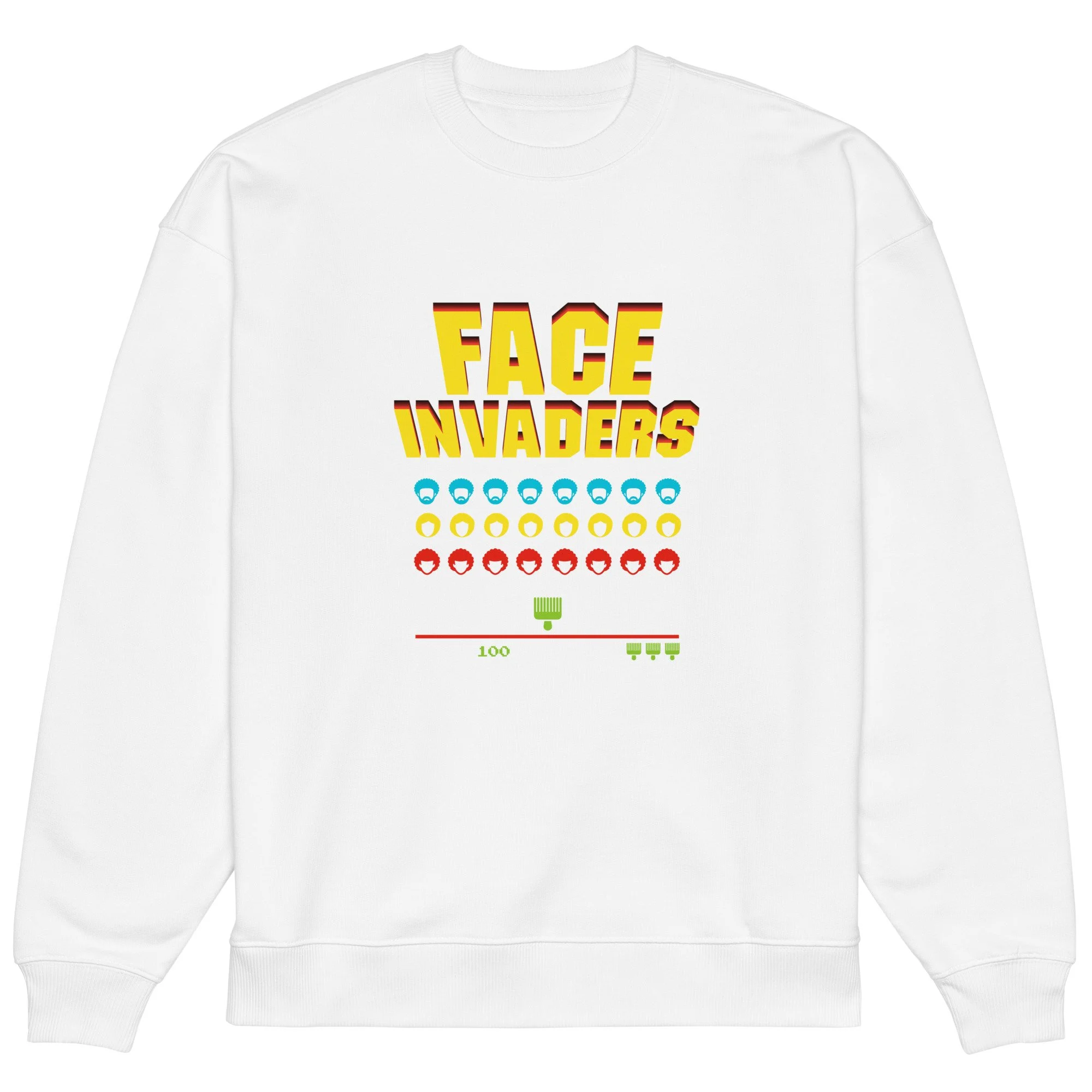 'Face Invaders' - Curls and Coils Alien Invasion!  (sweatshirt)