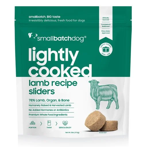 Small Batch Lightly Cooked Lamb for dogs