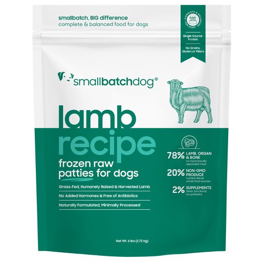 Small Batch Frozen Raw Lamb for dogs (Sliders or Patties)