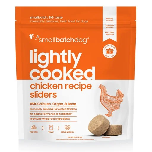 Small Batch Lightly Cooked Chicken for dogs
