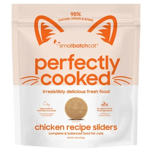 Small Batch Frozen Perfectly Cooked Chicken for Cats