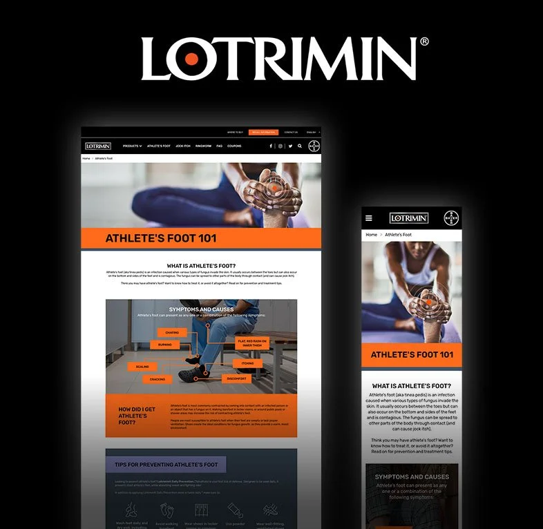 Lotrimin® Brand Site Content Refresh