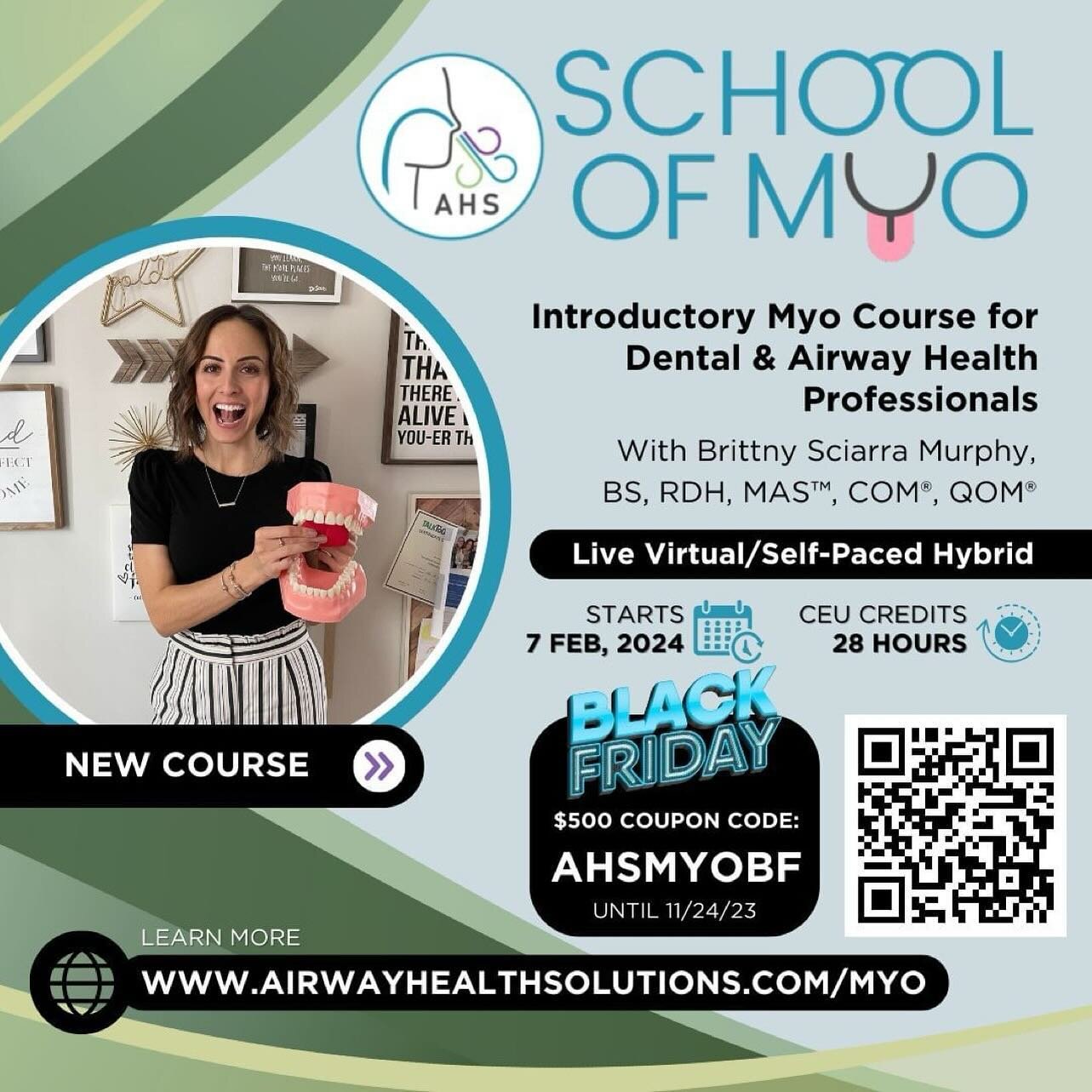 Repost from @airwayhealthsolutions
&bull;
📣📣📣 Attention Dental &amp; Airway Professionals!

🔥 We have some truly exciting news for you!

Airway Health Solutions is thrilled to introduce the School of Myo&mdash;an innovative curriculum designed to