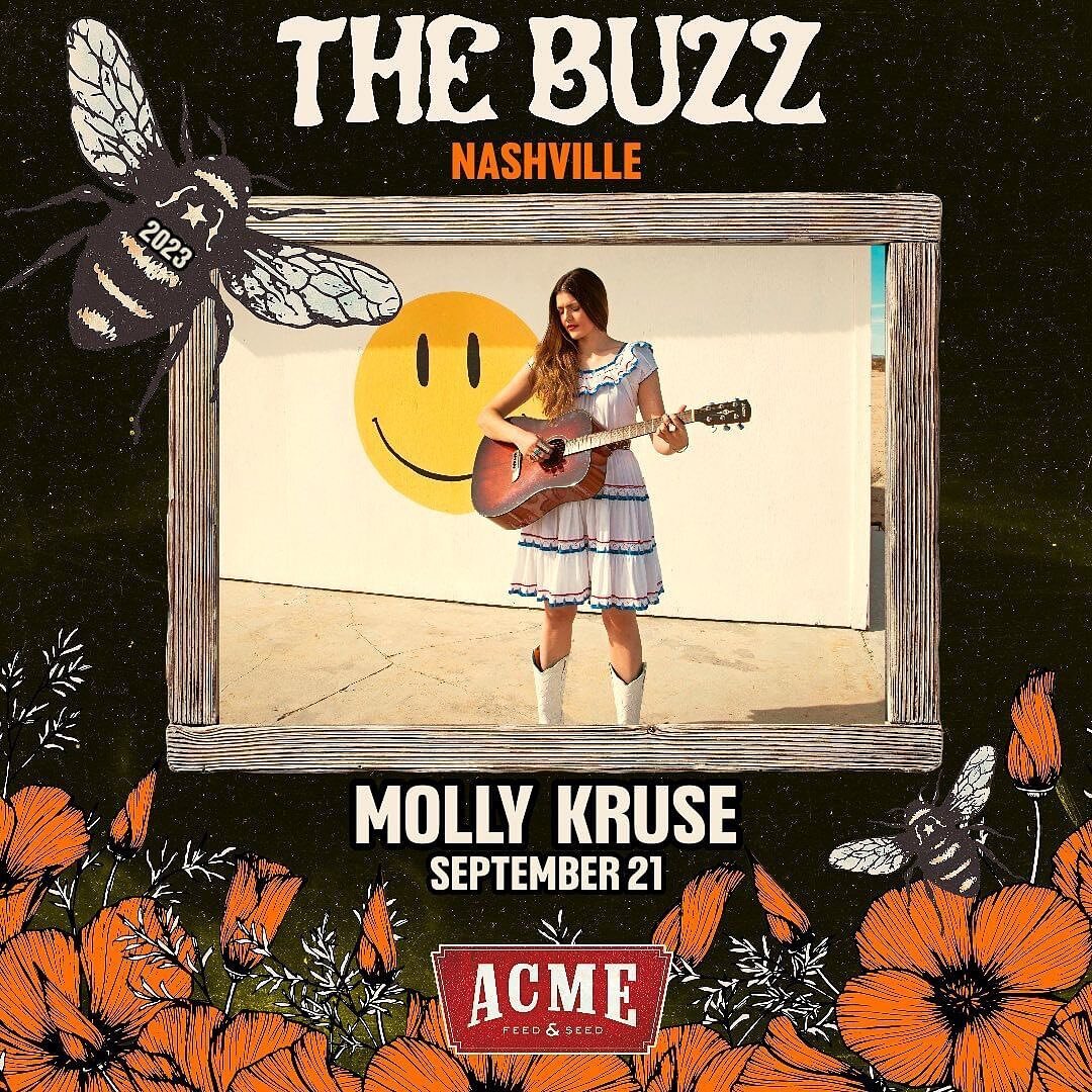 🐝 The BUzZ Artist Spotlight 🐝
Welcome to the Hive @mollykrusemusic! 

Hailing from Northern California, Molly Kruse is a Los Angeles based singer-songwriter whose new EP &lsquo;Out Of My Hands&rsquo; (produced in Nashville by Andrija Tokic - Margo 