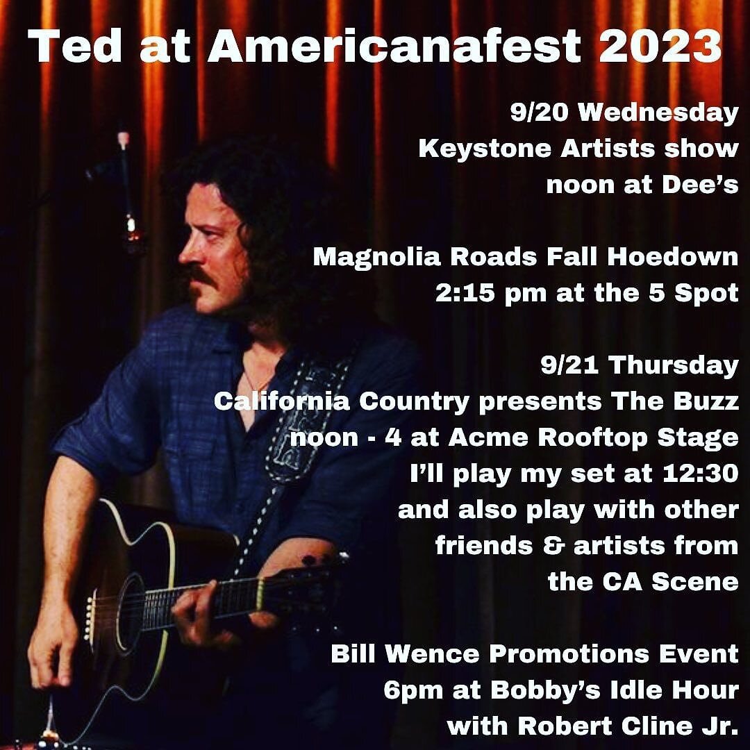 Repost! &bull; @tedrussellkamp I&rsquo;m getting ready to head to #nashville for @americanafest - I&rsquo;ll be playing some some solo shows and will also be playing bass with some great friends please come on out #musiccity - thanks to @keystonearti