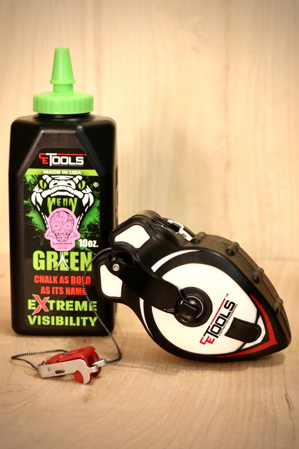 SnapBack Chalk Line + Mean Green Chalk – Bundle — The Mexican