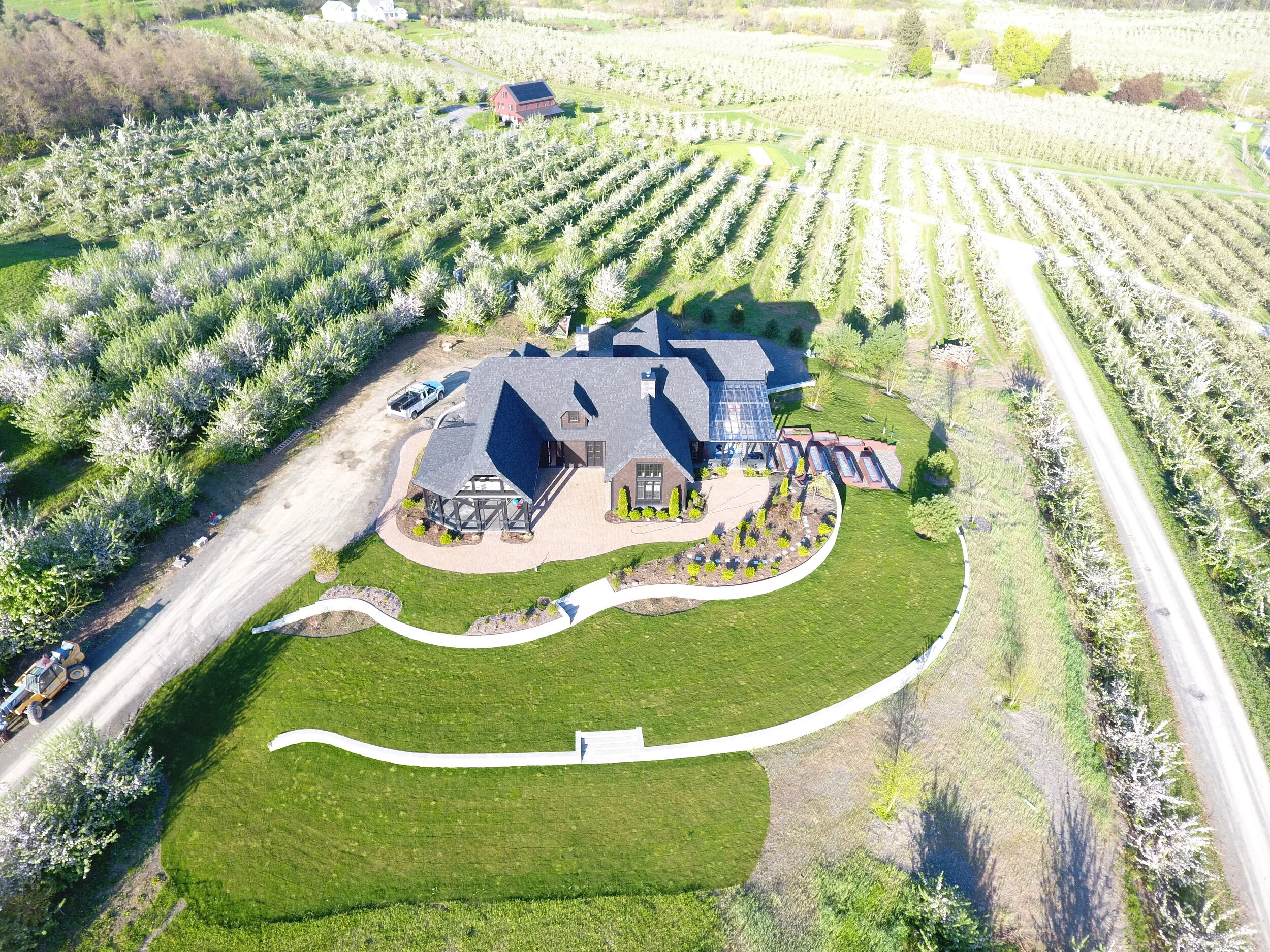Aerial View | Orchard House Project | Upstate NY