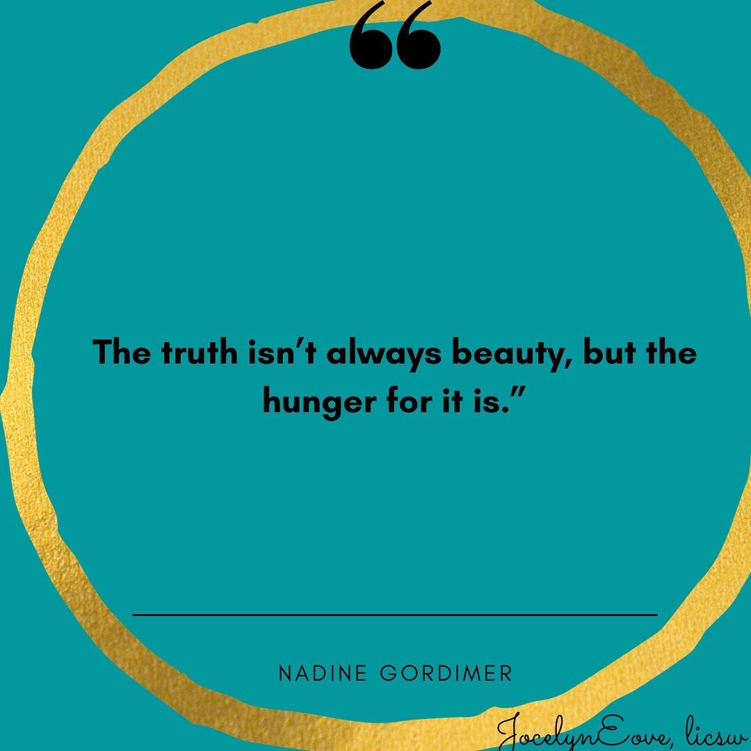 Truth about the quest for truth. ✨