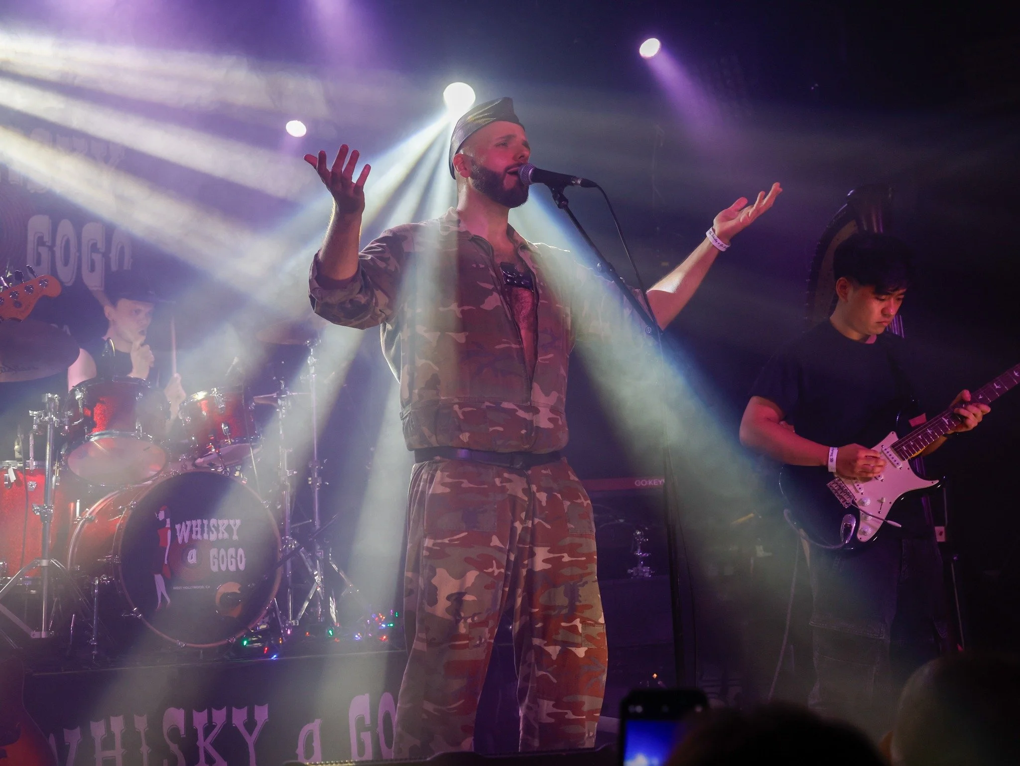 SANTOS & The Crystal Visions performing live at the Whisky A Go Go in Los Angeles