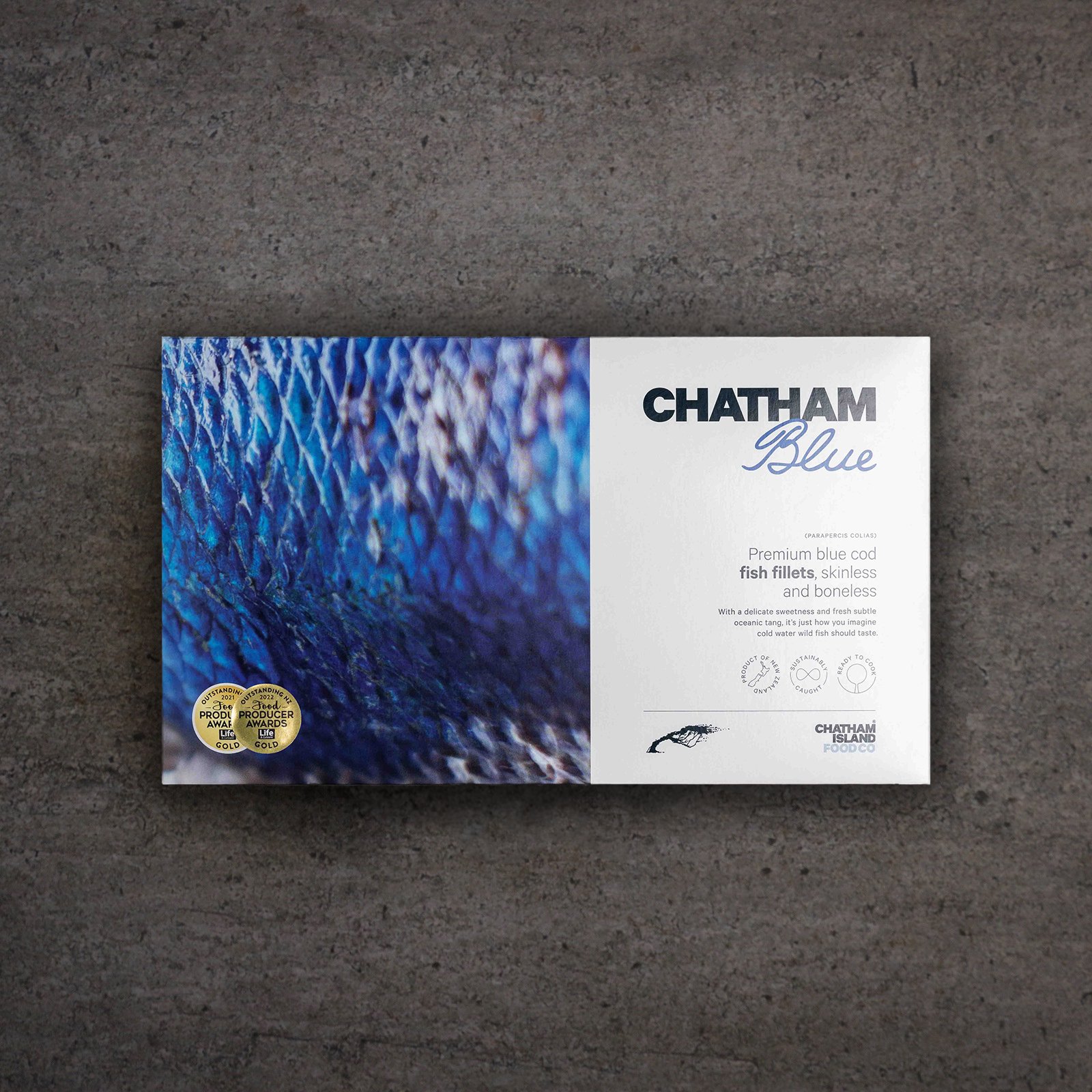 Chatham Island Food Co Blue Cod (Frozen) 1.7KG