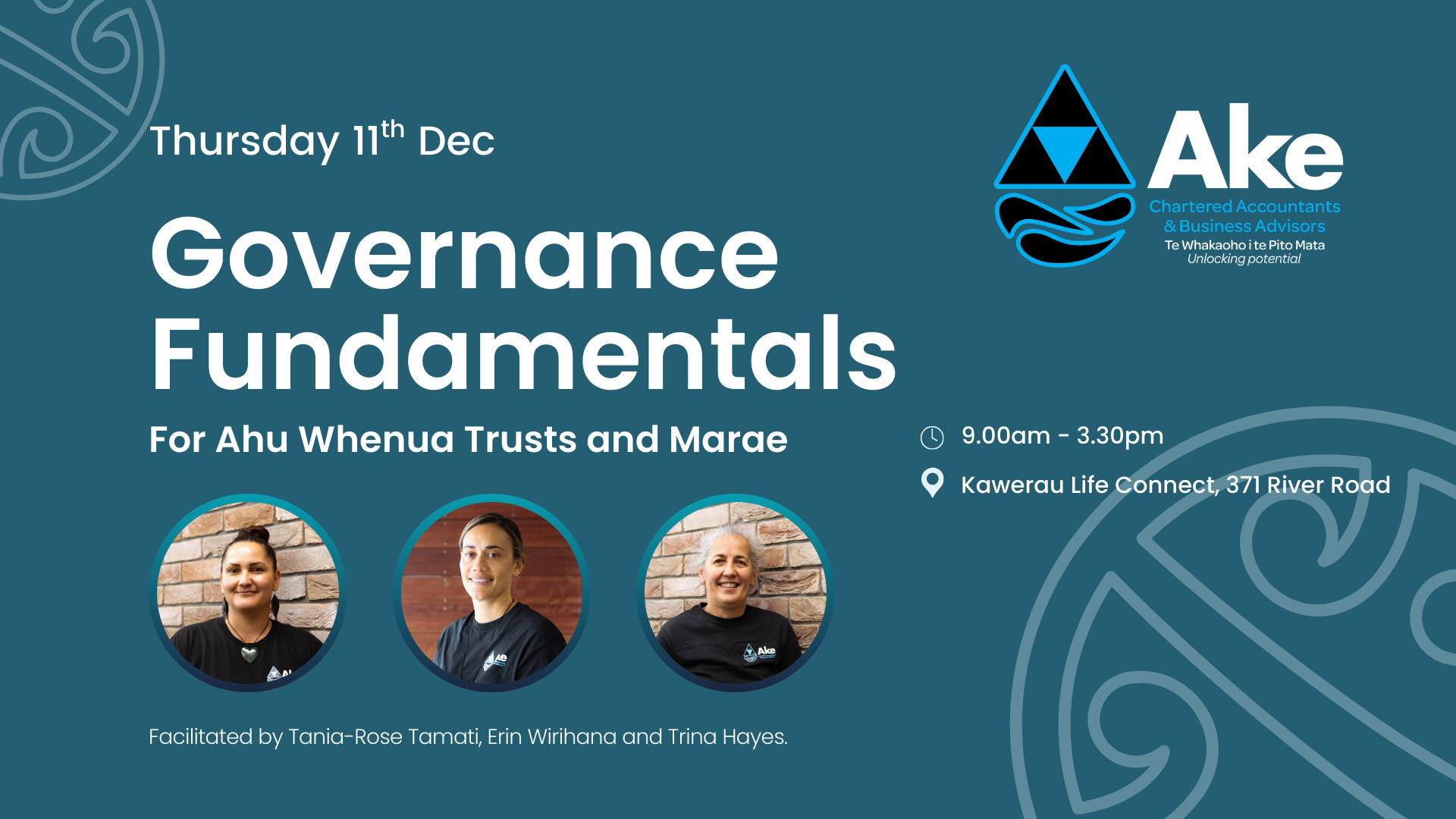 Governance Fundamentals Workshop for Ahu Whenua Trusts and Marae 