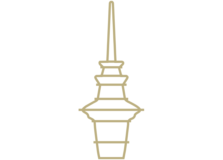 Line drawing of the Auckland Sky Tower.
