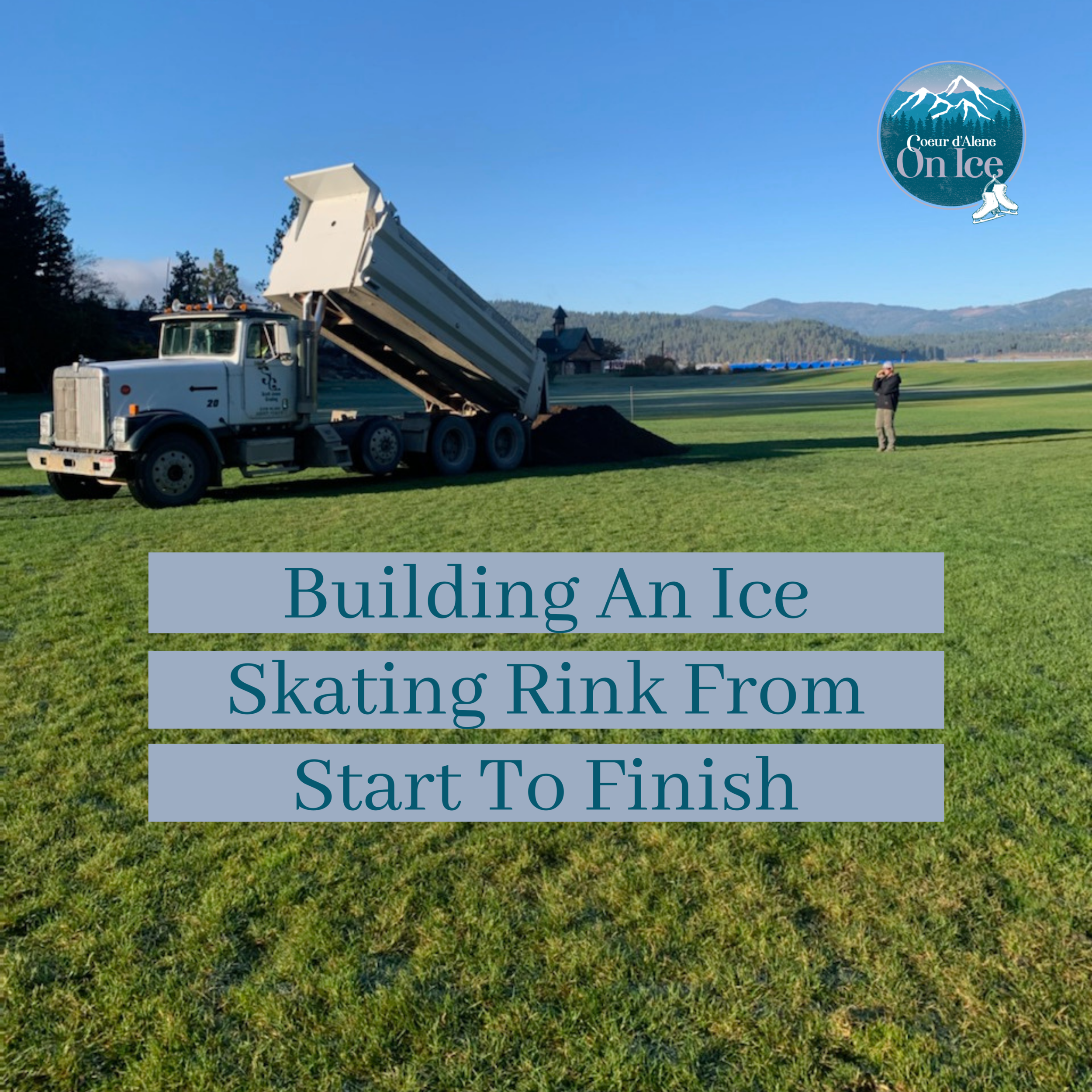 Building An Ice Skating Rink From Start To Finish!