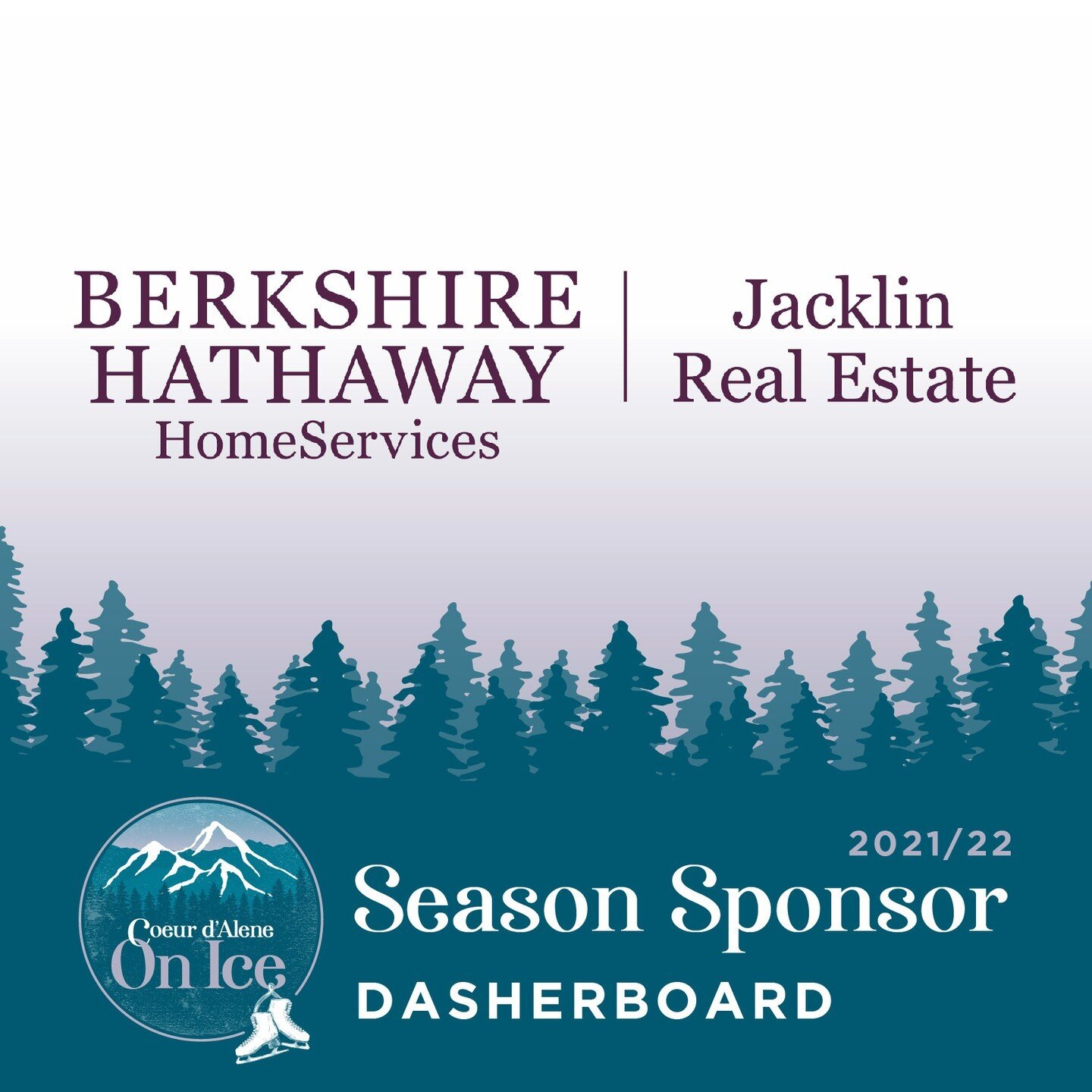 Thank you to Berkshire Hathaway Home Services for joining us as a rink Dasherboard Sponsor! Their fun, knowledgeable team is ready to assist you with your real estate needs! ❄️⛸ 

Thanks to each of our sponsors for investing in our community! 
. 
.
.