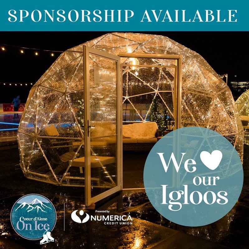 Our igloos were so popular and provided a cozy place for so many family and friends to make holiday memories. We even had a magical marriage proposal in one of them! 💕 We have one remaining igloo sponsorship remaining. Are you looking for a way to g