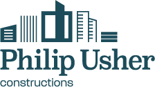 Philip Usher building construction logo