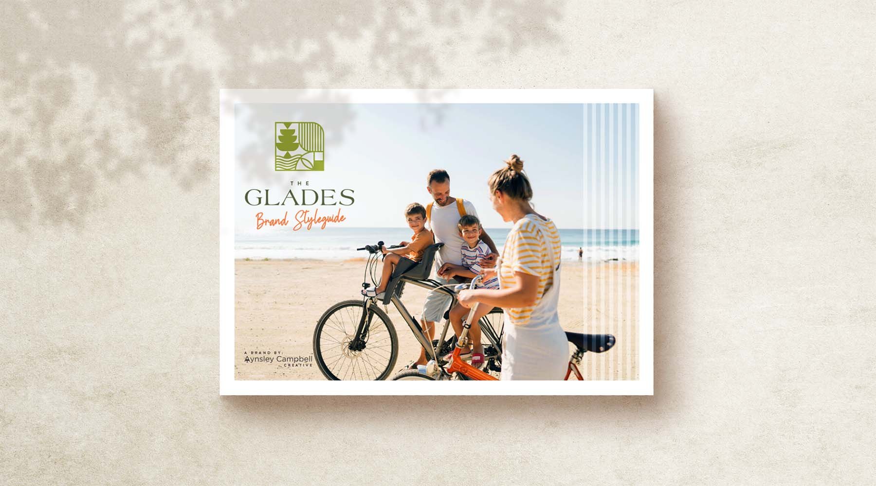 The Glades land estate branding styleguide front cover